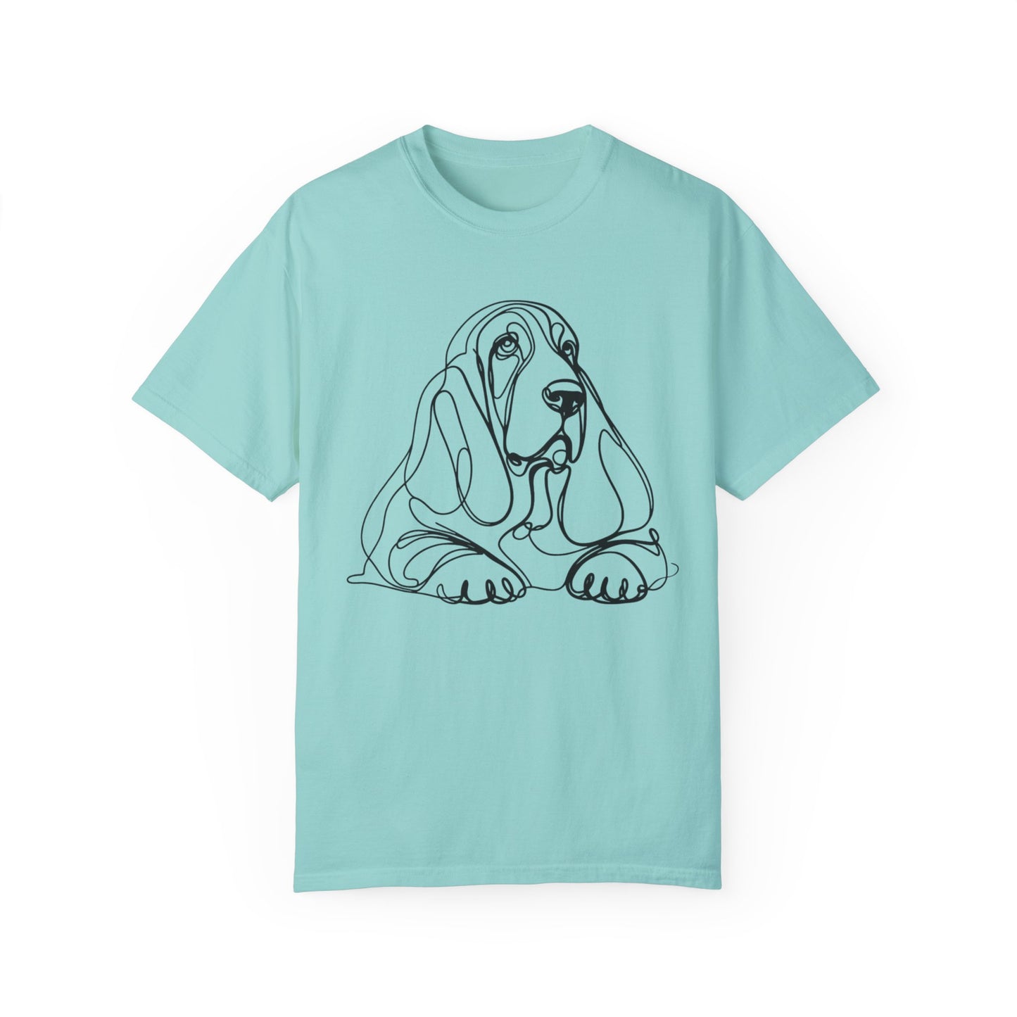 π Low & Loyal β Basset Hound Line Art Tee β Perfect for Dog Lovers