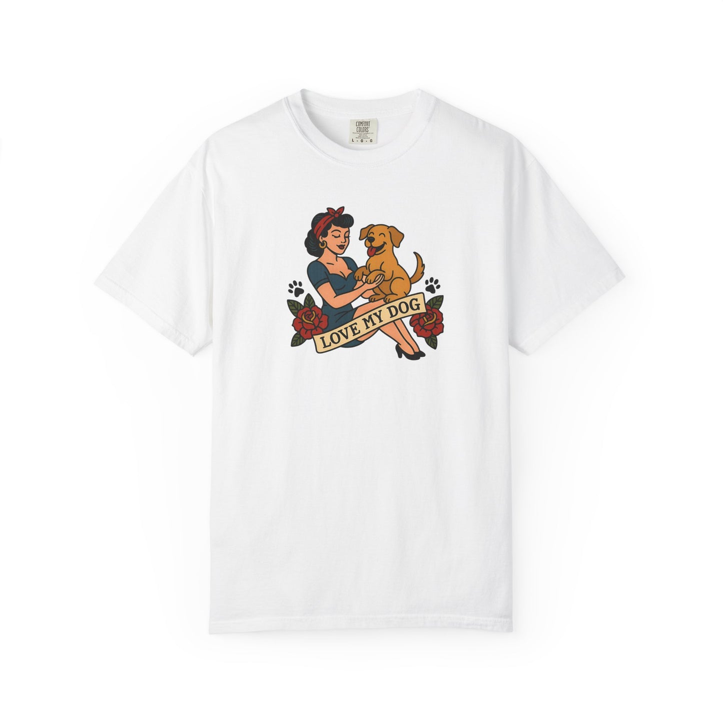Love My Dog - T-Shirt, Perfect for Pet Owners, Gifts for Dog Lovers, Casual Wear, Love My Dog Shirt, Animal Lover Tee