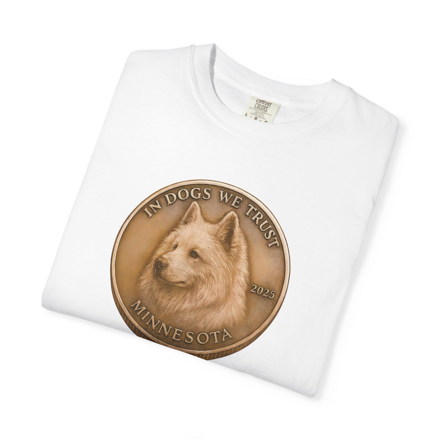 Minnesota State Coin T-Shirt Collection - Proud Dog Breed Illustrations