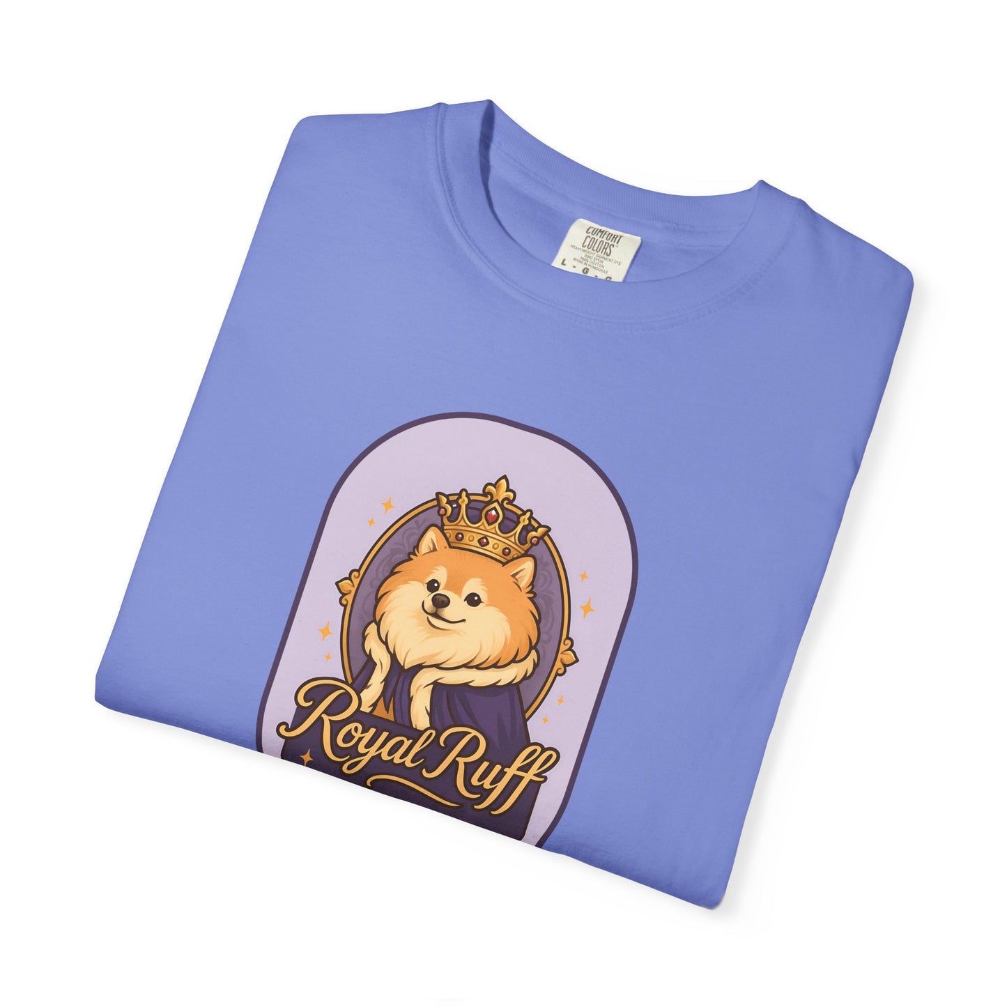 Dog Lover's Royal Ruff T-Shirt - Unisex Funny Pet Tee, Gift for Dog Parents, Cute Animal Shirt, Pet Memorial, Birthday Gift