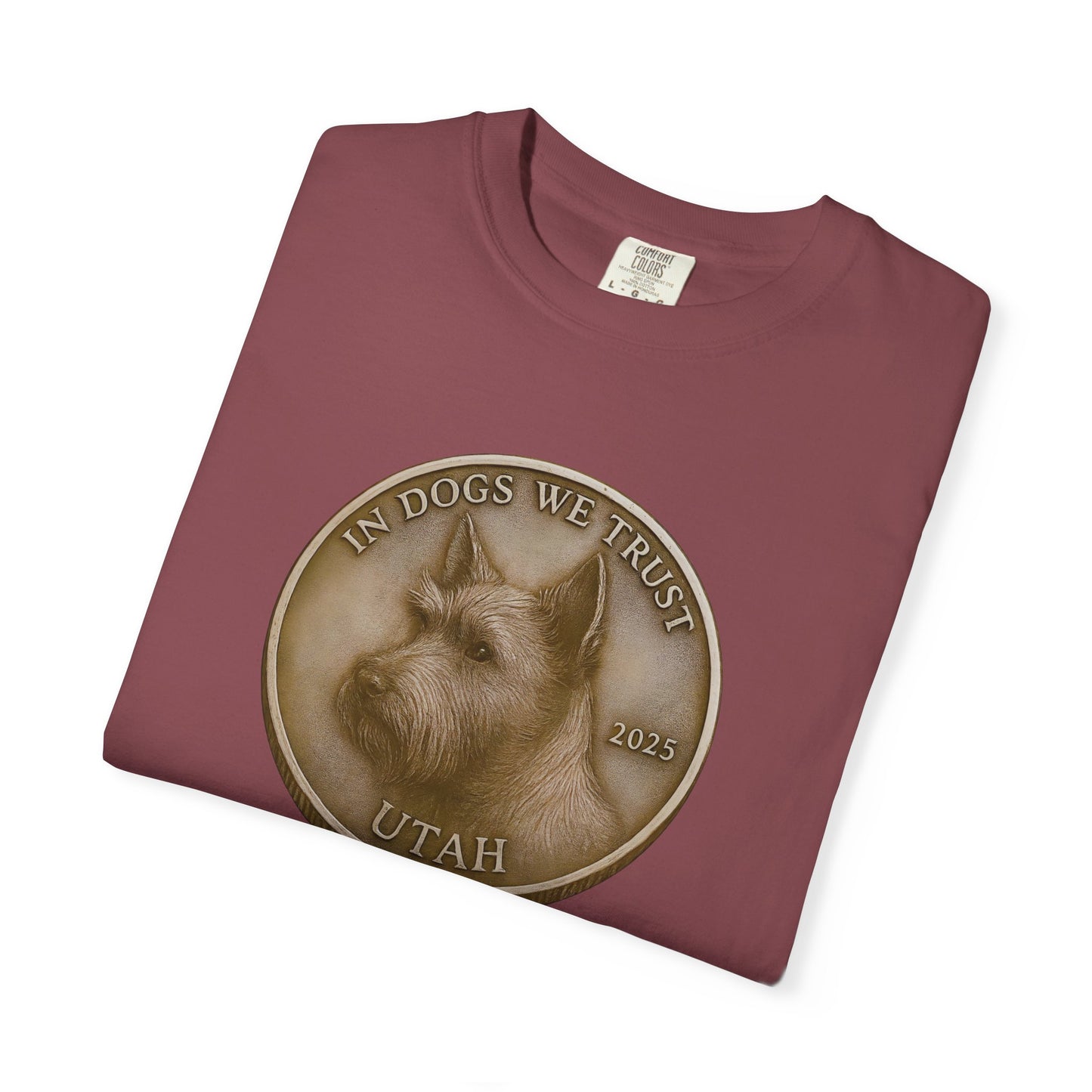 Utah State Coin T-Shirt Collection - Proud Dog Breed Illustrations