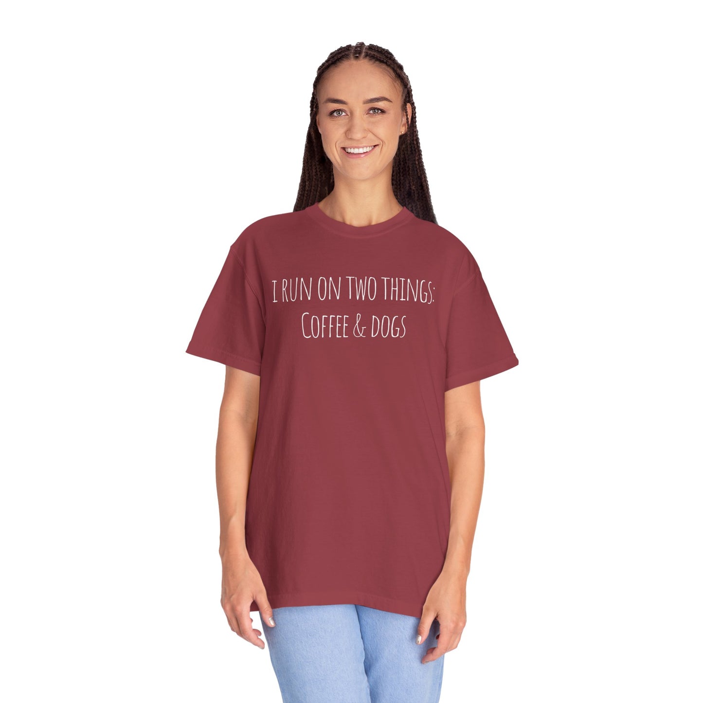 Coffee & Dogs Unisex T-Shirt - Casual Graphic Tee for Dog Lovers