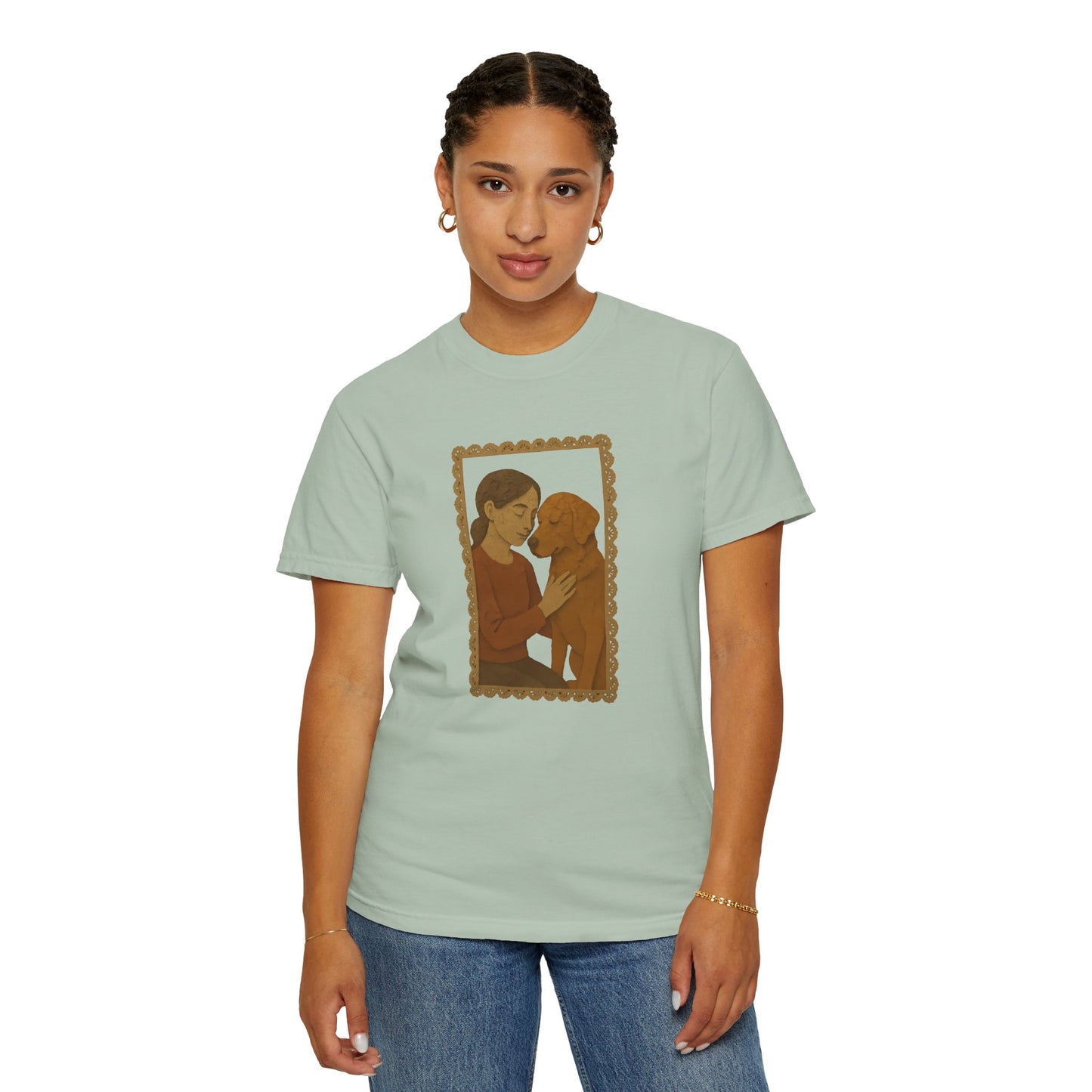 Dog Mom T-shirt - Unisex Garment-Dyed Tee for Pet Lovers