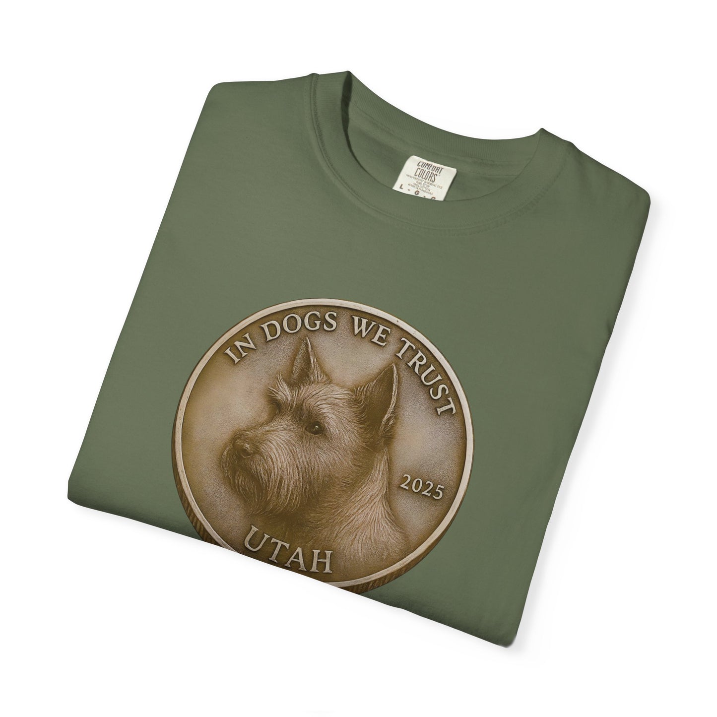 Utah State Coin T-Shirt Collection - Proud Dog Breed Illustrations