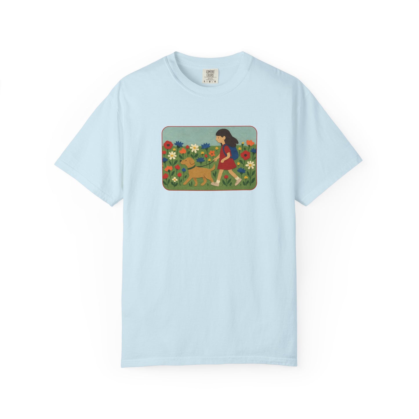 Dog Walking Collage T-shirt
