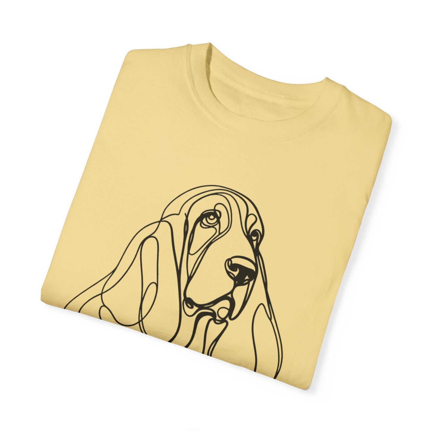 π Low & Loyal β Basset Hound Line Art Tee β Perfect for Dog Lovers
