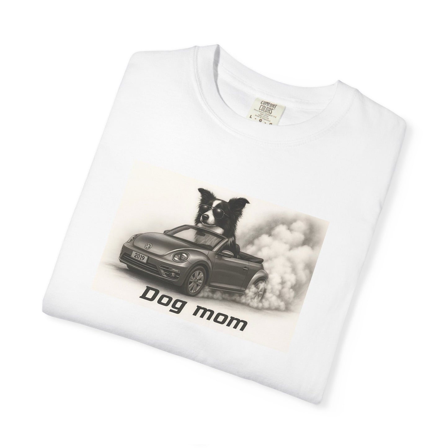 Dog Mom - Border Collie - “Cool Dogs in Cool Cars” T-Shirt Collection! 🐶🚗