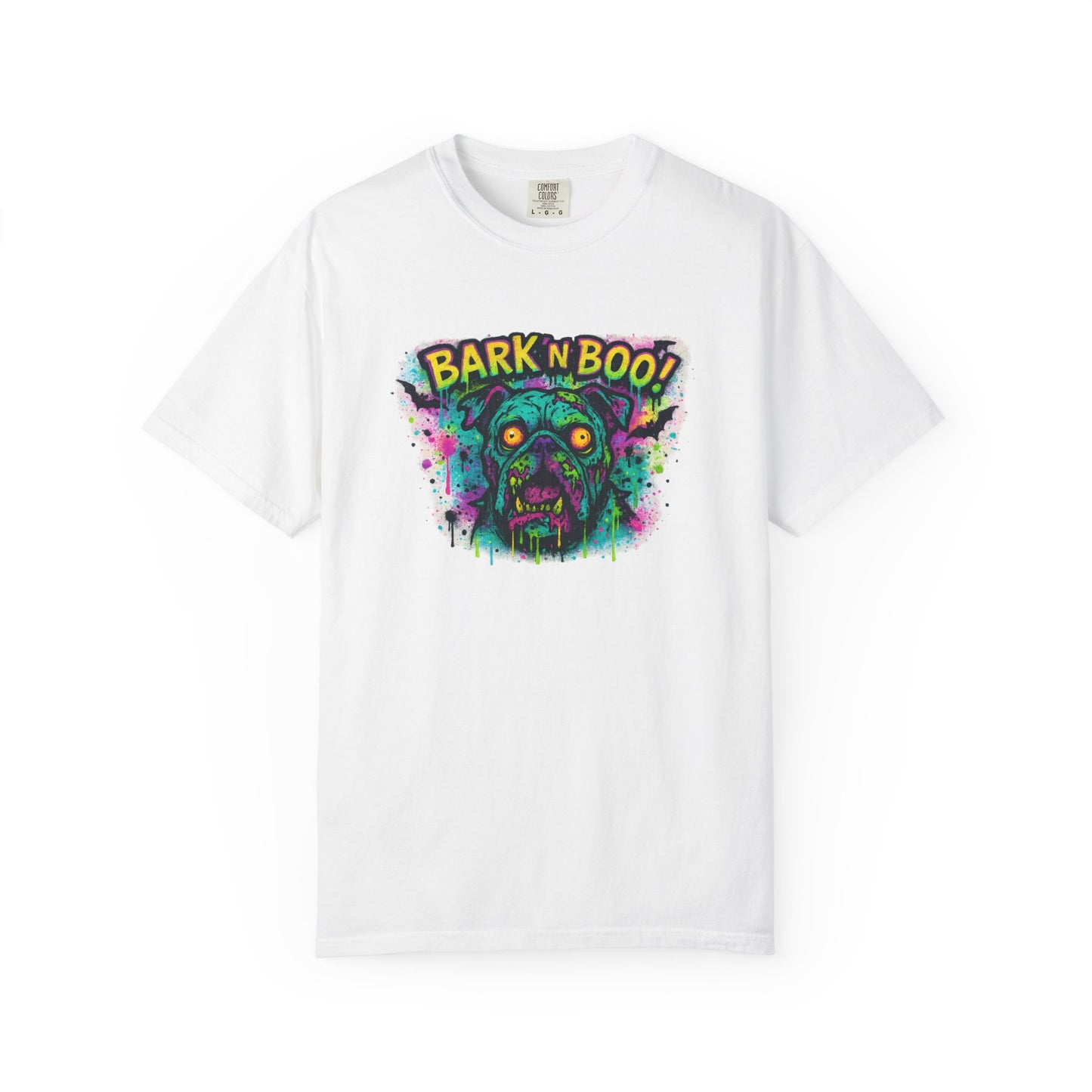 "BARK N BOO!" - Fun Halloween Tee, Comfy Casual Wear, Pet Lover Gift, Spooky Season Apparel