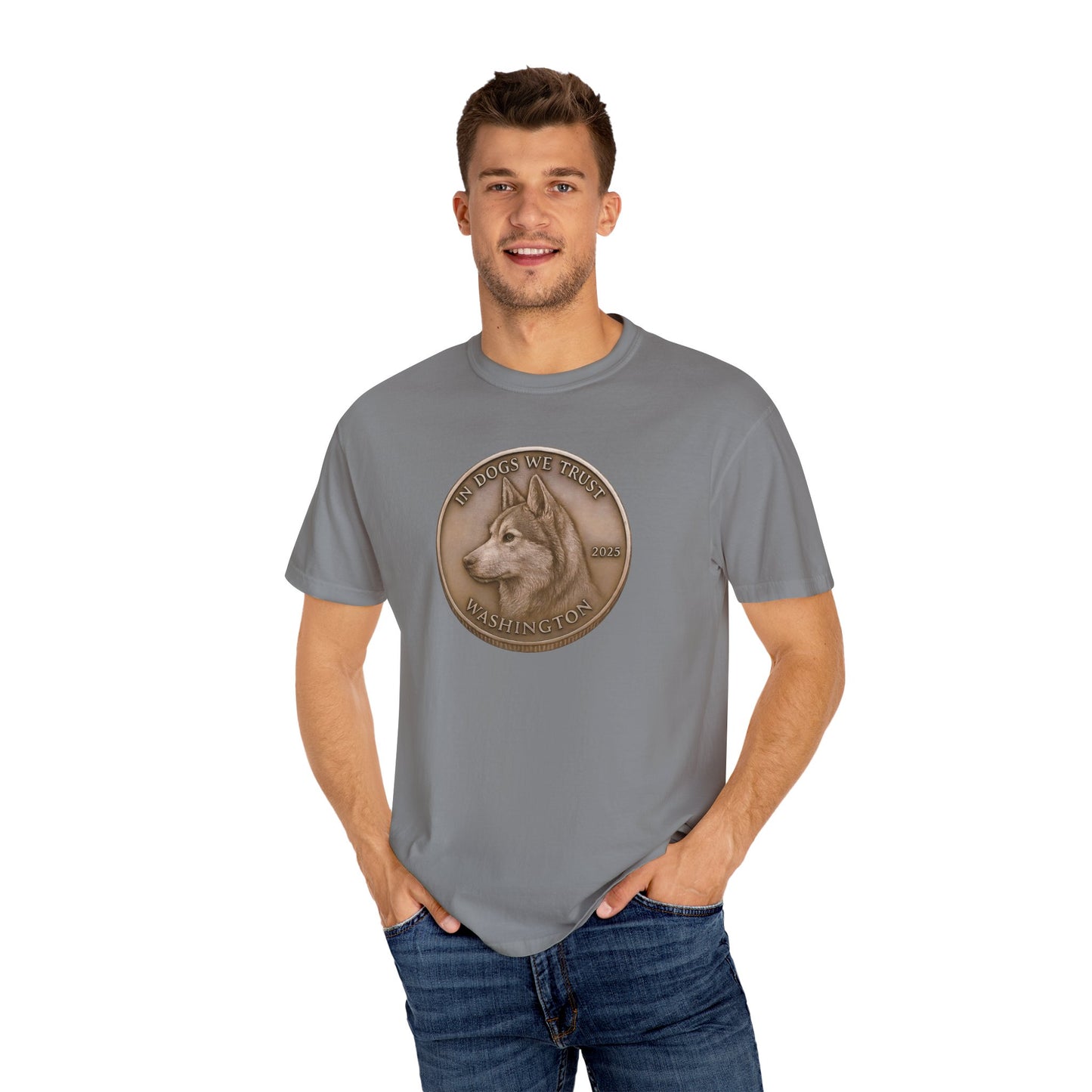 Washington State Coin T-Shirt Collection - Proud Dog Breed Illustrations