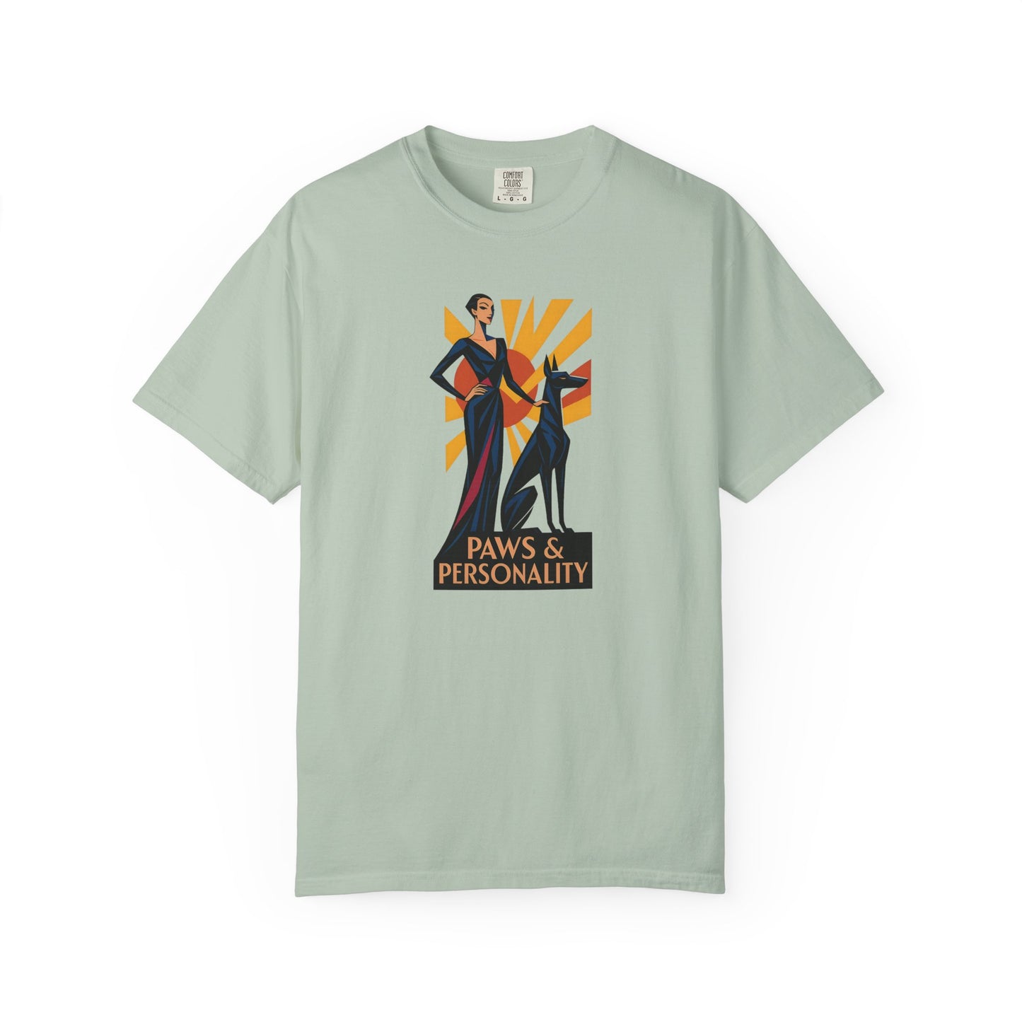 Trendy Cat Lover T-Shirt, Paws & Personality Graphic Tee, Gift for Cat Owners, Stylish Pet Apparel, Unique Cat Mom Shirt
