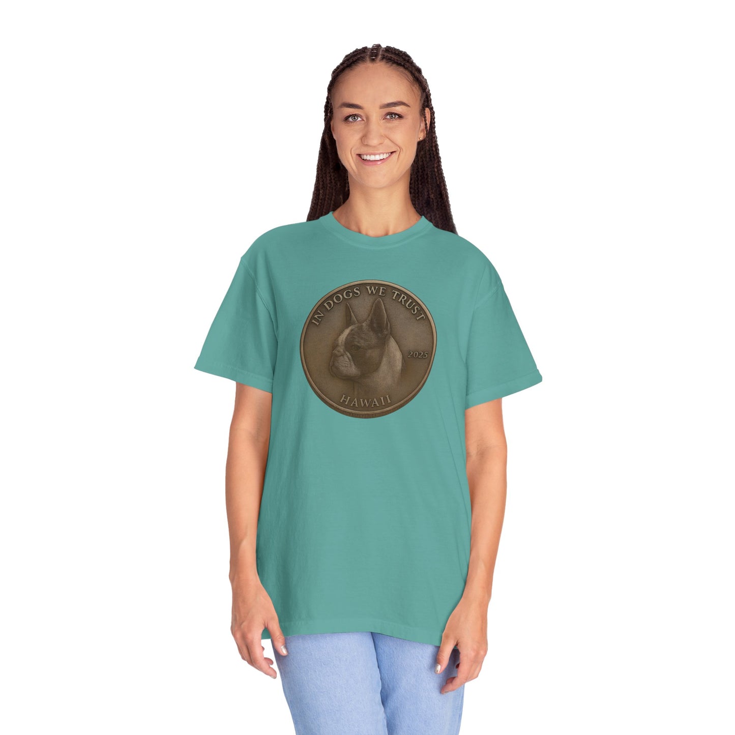 Hawaii State Coin T-Shirt Collection - Proud Dog Breed Illustrations