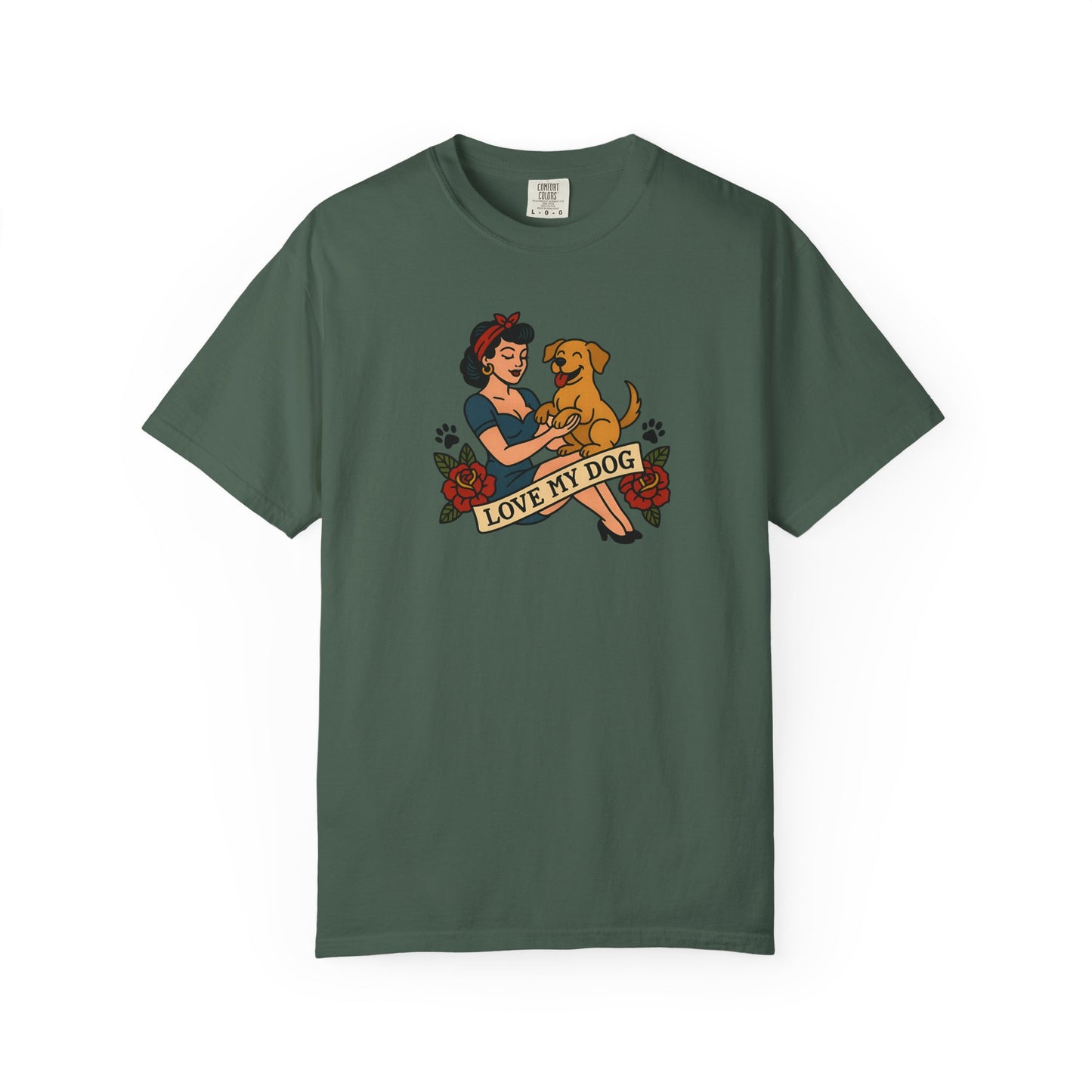 Love My Dog - T-Shirt, Perfect for Pet Owners, Gifts for Dog Lovers, Casual Wear, Love My Dog Shirt, Animal Lover Tee