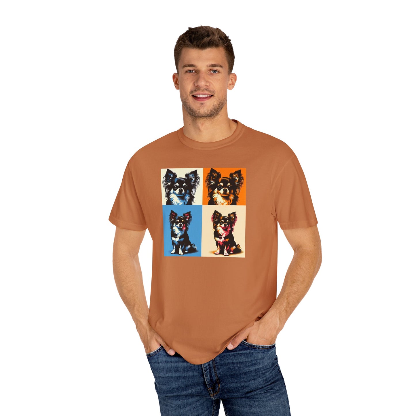 Chihuahua Pop Art Unisex T-shirt - Colorful Graphic Tee for Dog Lovers