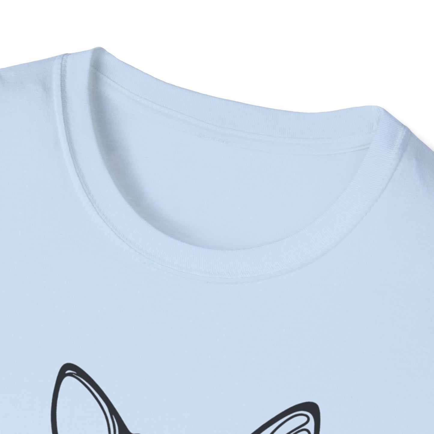🖤 True Grit – Blue Heeler Line Art Tee – Minimalist Dog Outline Design