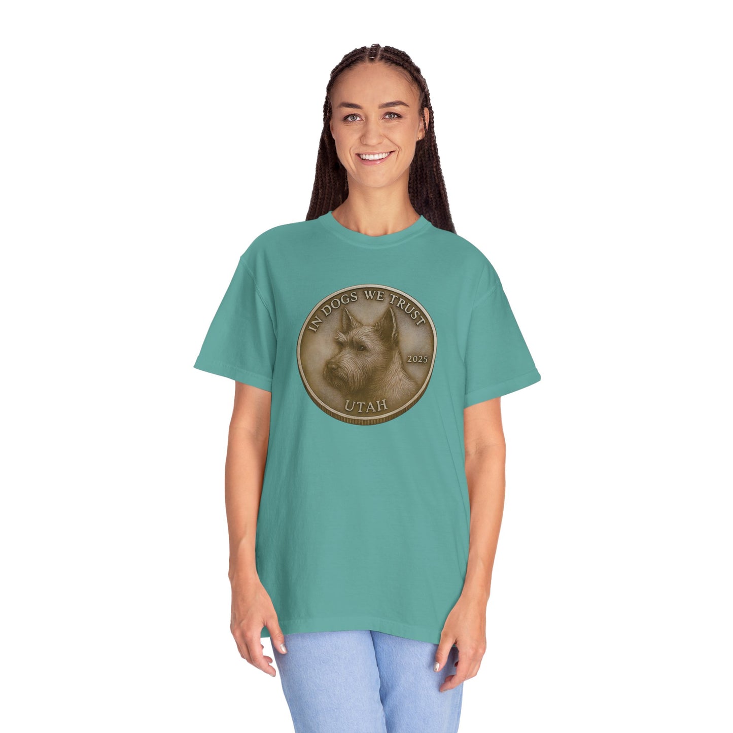Utah State Coin T-Shirt Collection - Proud Dog Breed Illustrations