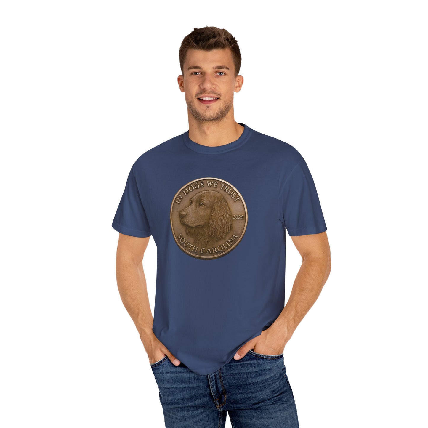 South Carolina State Coin T-Shirt Collection - Proud Dog Breed Illustrations