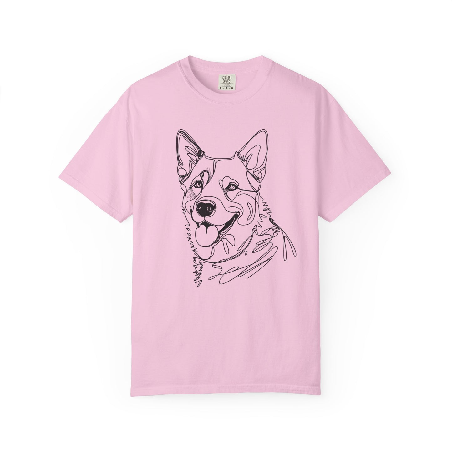 🖤 True Grit – Blue Heeler Line Art Tee