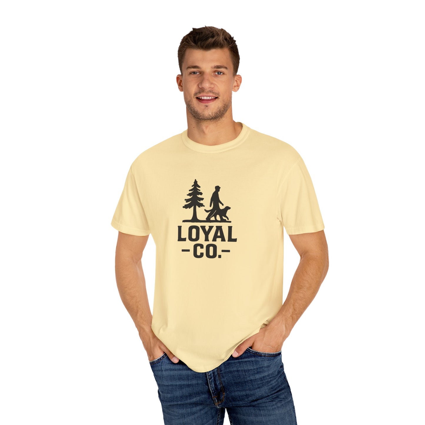 Loyal Co. Unisex Garment-Dyed T-shirt – Perfect for Outdoor Enthusiasts, Casual Wear, Gifts, and Eco-Friendly Fashion