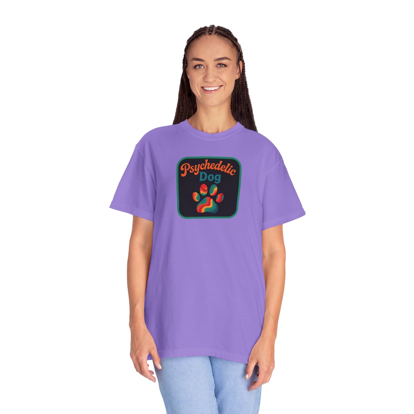 Psychedelic Dog T-shirt
