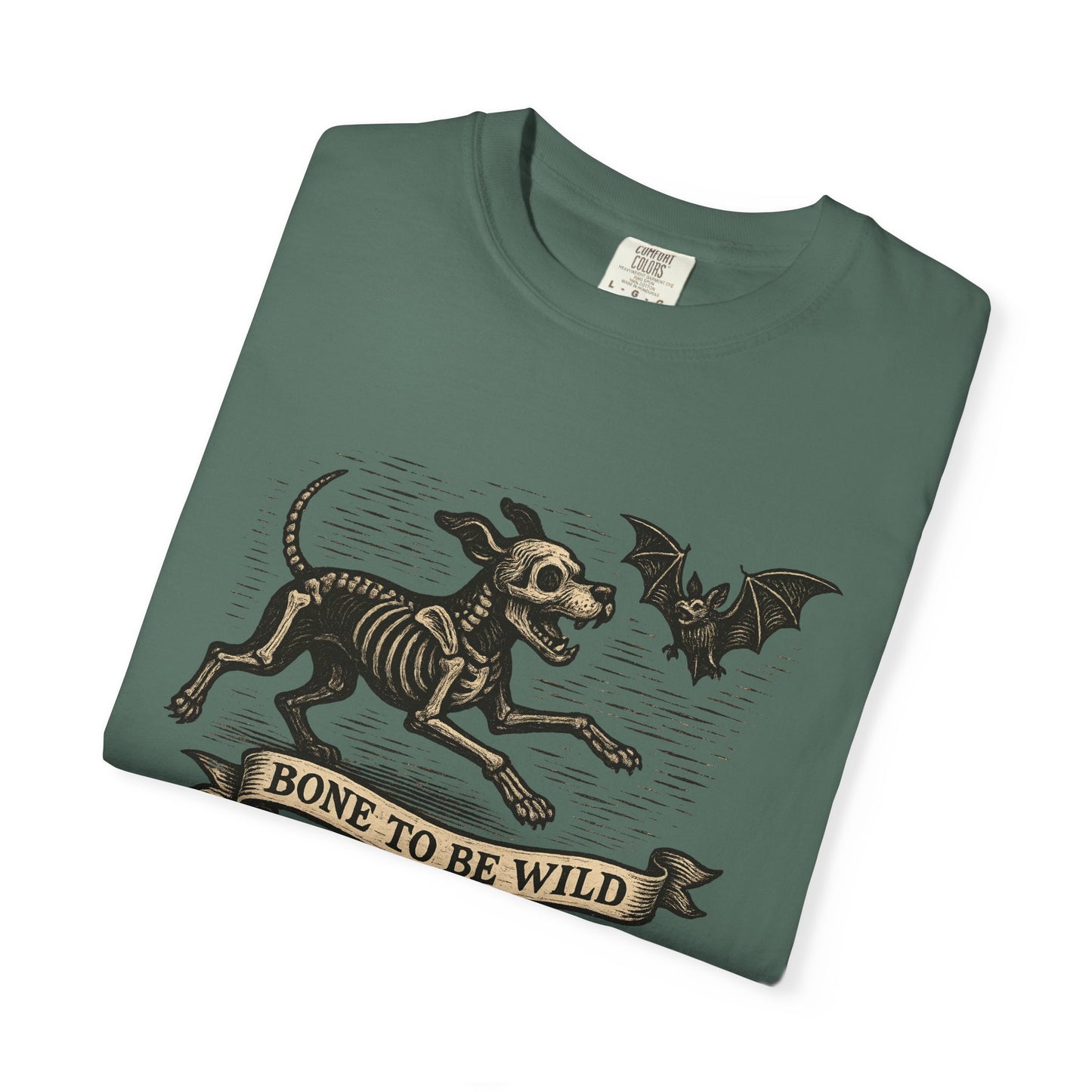 Bone To Be Wild Dog T-Shirt, Unisex Pet Lover Shirt, Halloween Tee, Funny Dog Apparel, Gift for Animal Lovers