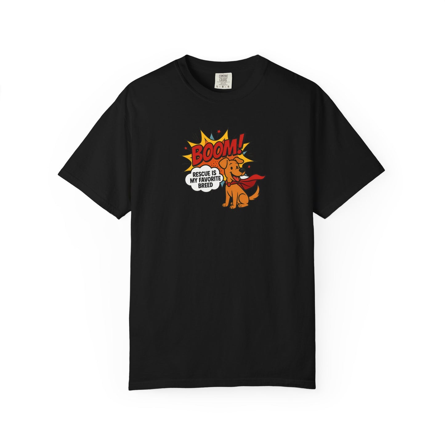 Superhero Dog Rescue T-Shirt | Fun Graphic Tee, Gift for Dog Lovers, Casual Wear, Pet Lover Shirt, Birthday Present, Animal Apparel