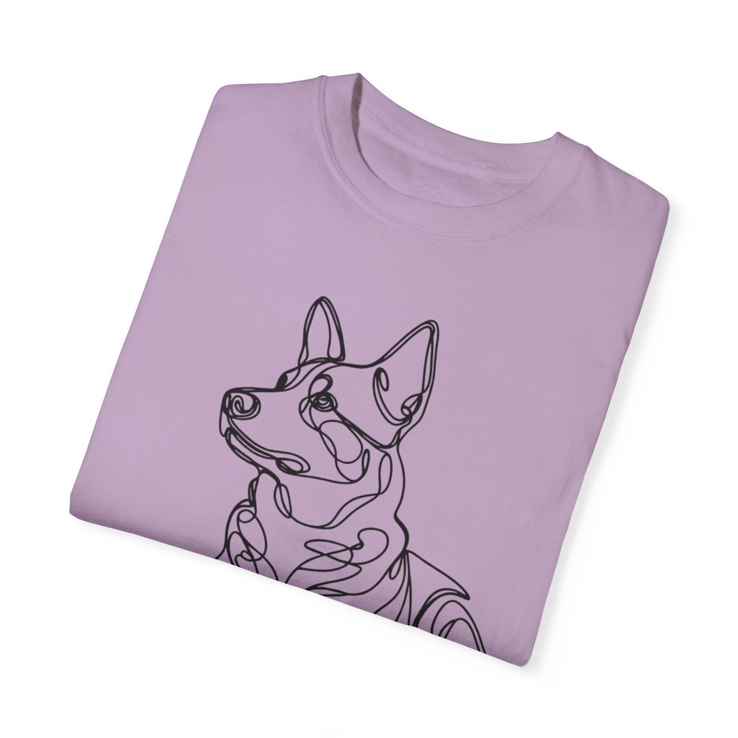 🖤 True Grit – Blue Heeler Line Art Tee - Perfect Gift for Dog Lovers