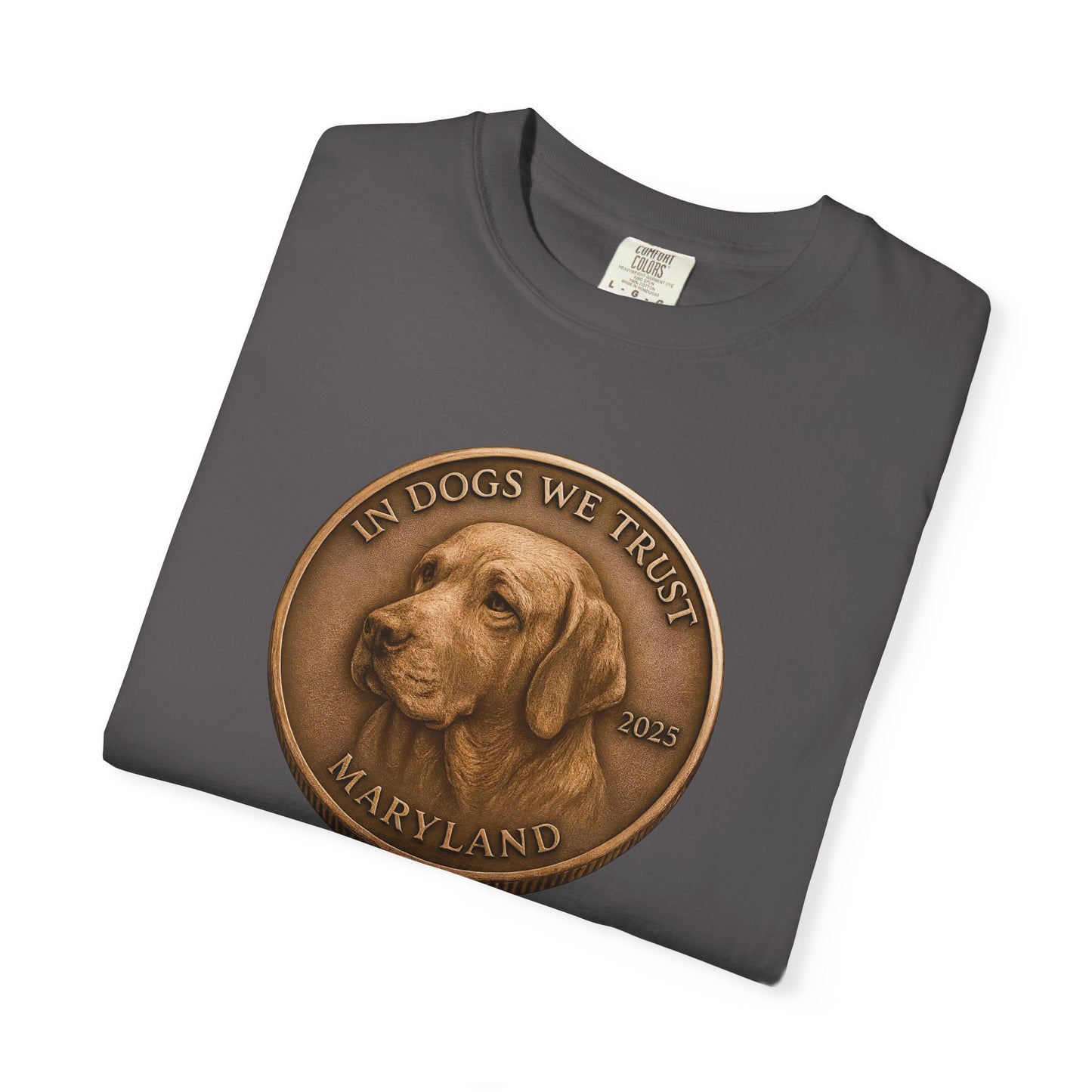 Maryland State Coin T-Shirt Collection - Proud Dog Breed Illustrations