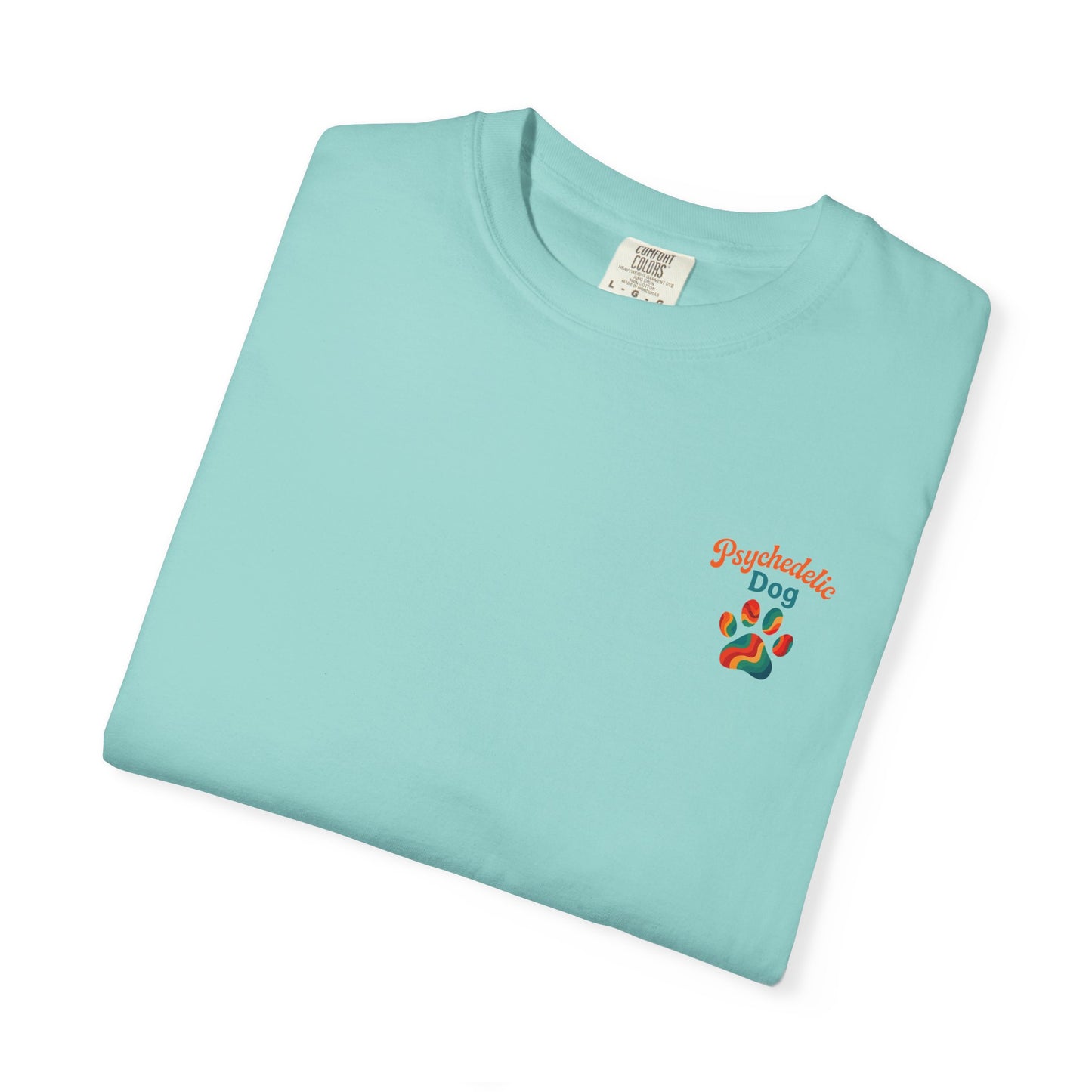 Psychedelic Dog T-Shirt - Jimi Hendrix Fun Humorous Design for Men and Women