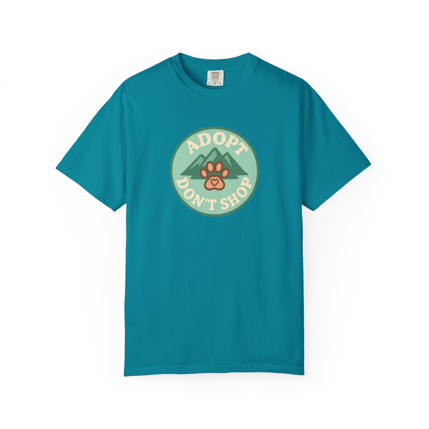 Adopt Don't Shop T-shirt, Unisex Tee, Animal Lover Gift, Pet Adoption Awareness, Casual Wear, Eco-Friendly Fashion, Dog Mom Shirt