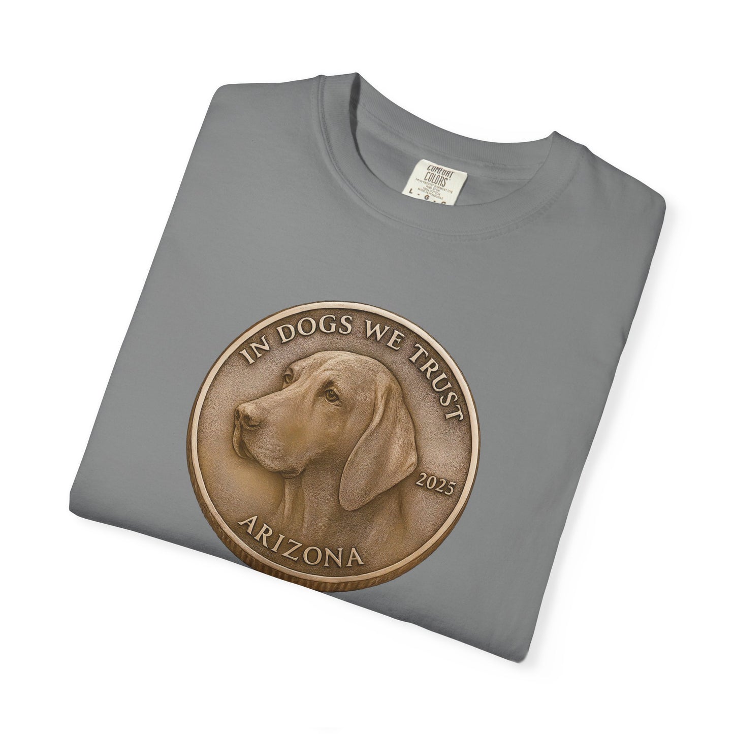 Arizona State Coin T-Shirt Collection - Proud Dog Breed Illustrations