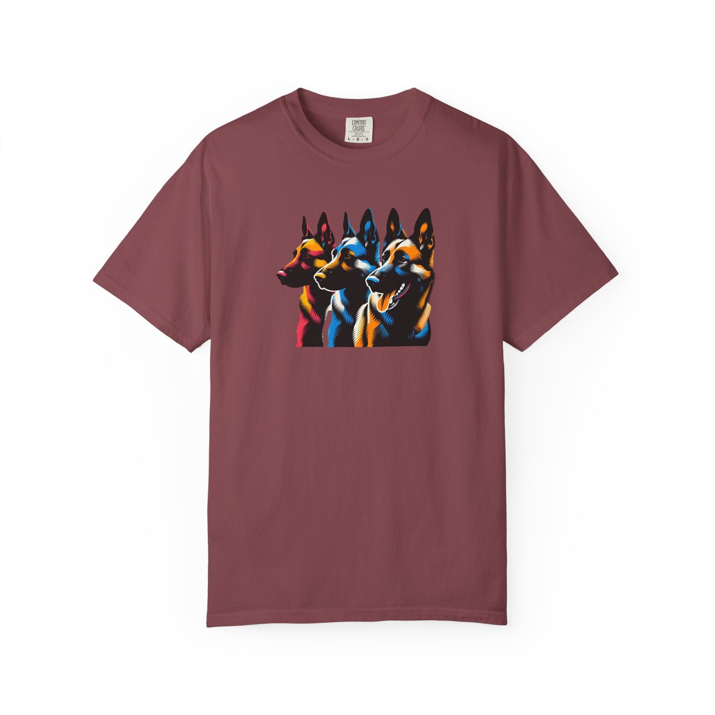 Colorful German Shepherd Unisex T-Shirt - Vibrant Dog Lover Tee