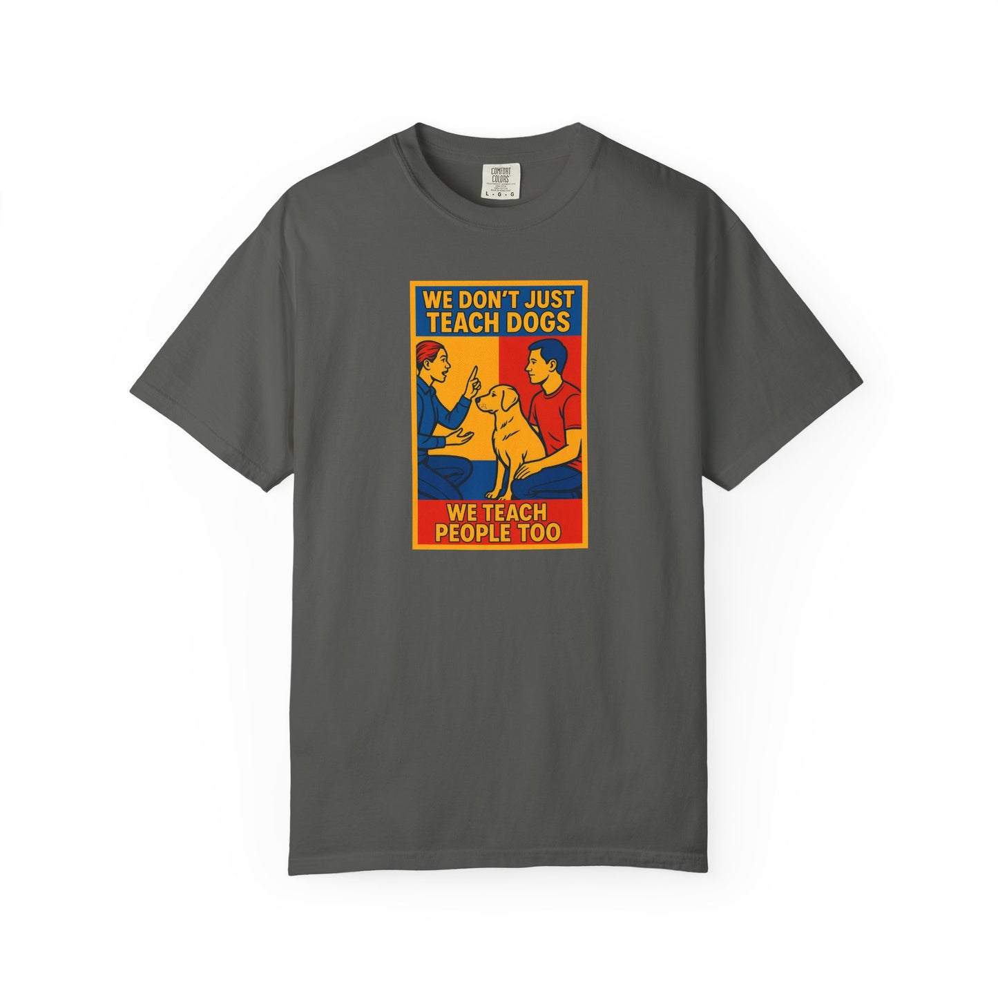 Teach Love Unisex T-shirt | Dog Training Humor Tee, Pet Lover Gift, Casual Wear, Funny Animal Shirt, Teacher Appreciation