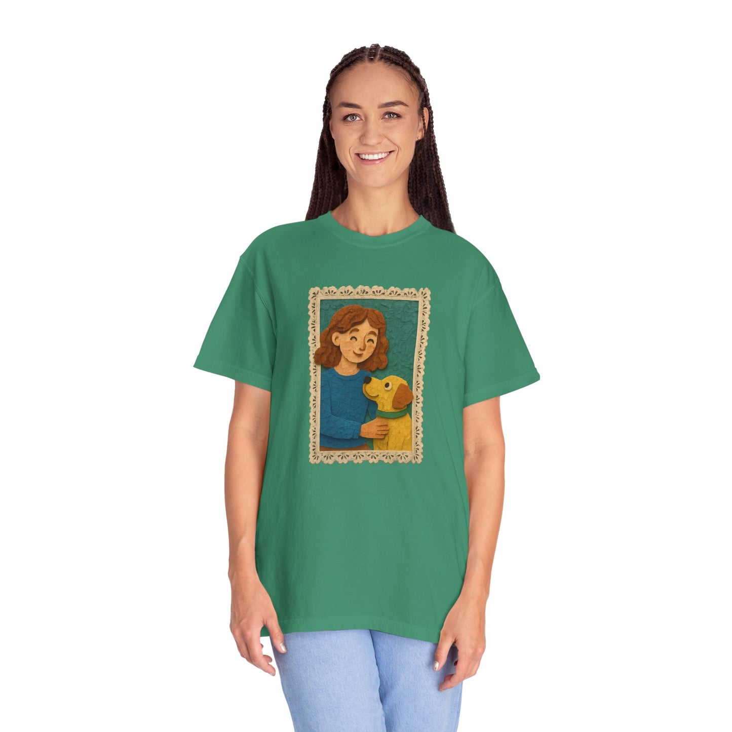 Dog Mom T-shirt - Unisex Garment-Dyed Tee for Pet Lovers