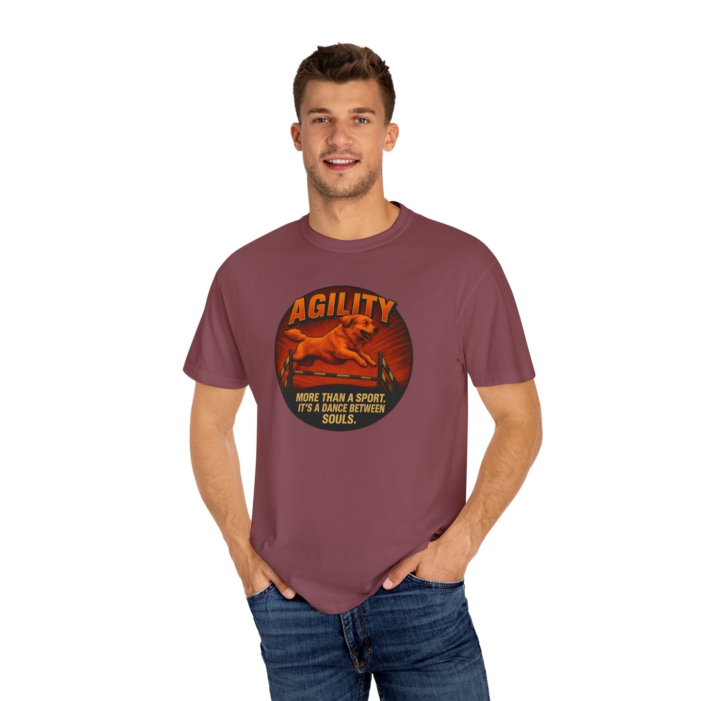 Agility Dog Sport Unisex Garment-Dyed T-Shirt