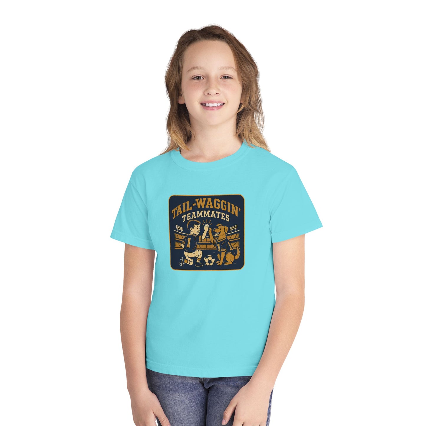 Youth Tee Tail-Waggin' Teammates Midweight