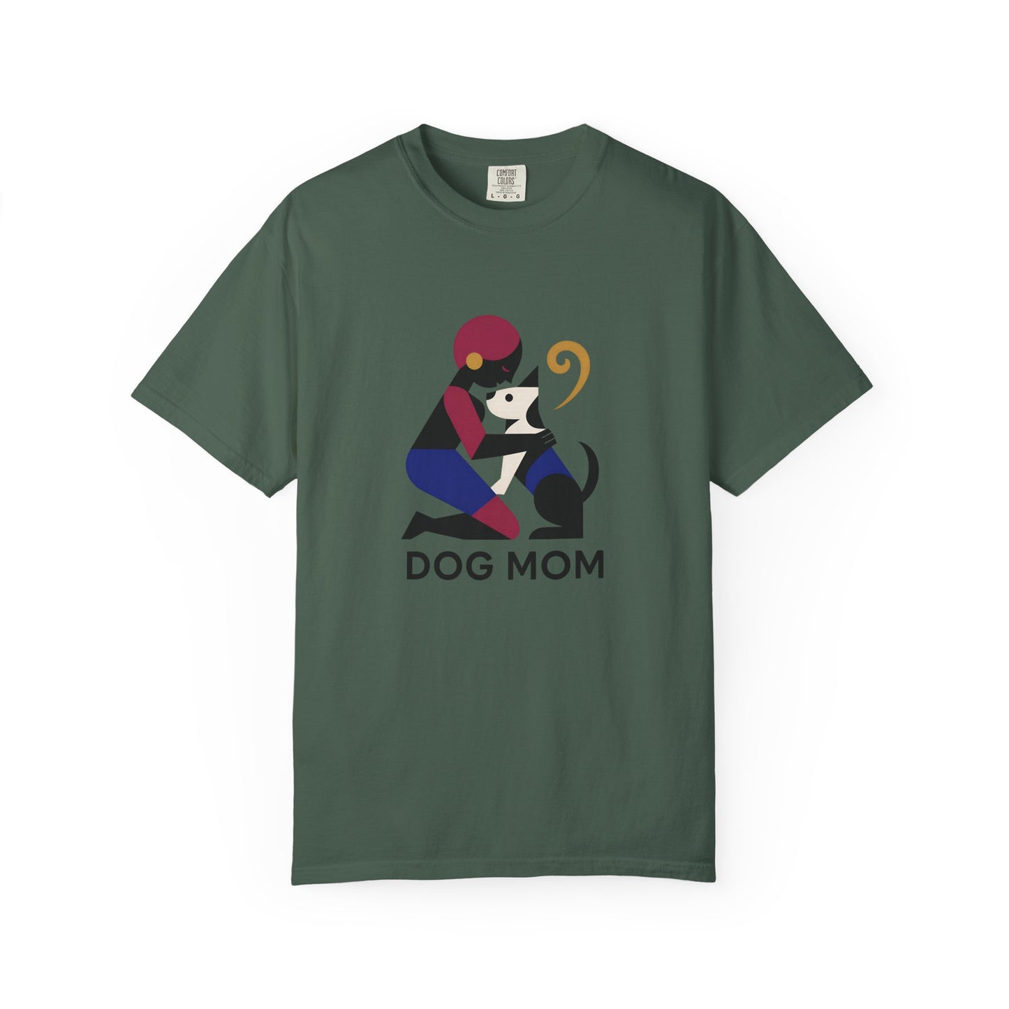 Dog Mom Unisex Garment-Dyed T-Shirt – Perfect Gift for Pet Lovers