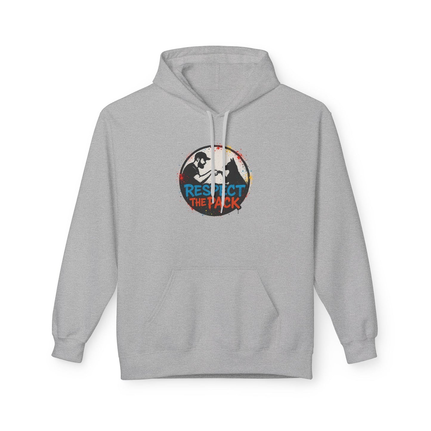 Dog Dad Fleece Hoodie, Unisex Softstyle Hooded Sweatshirt, Perfect Gift for Dog Lovers, Comfortable and Stylish