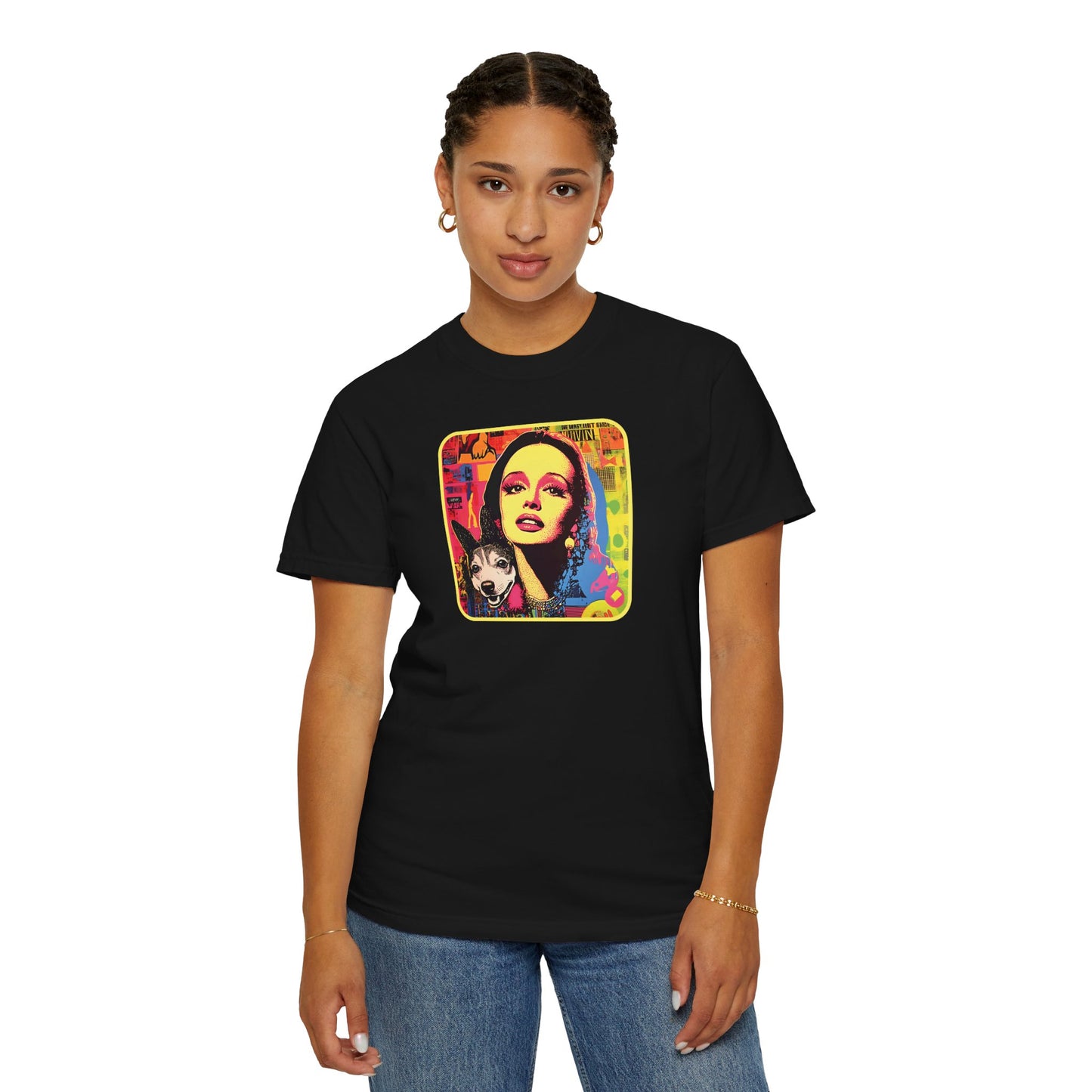 Pop Art Mom and Dog T-Shirt