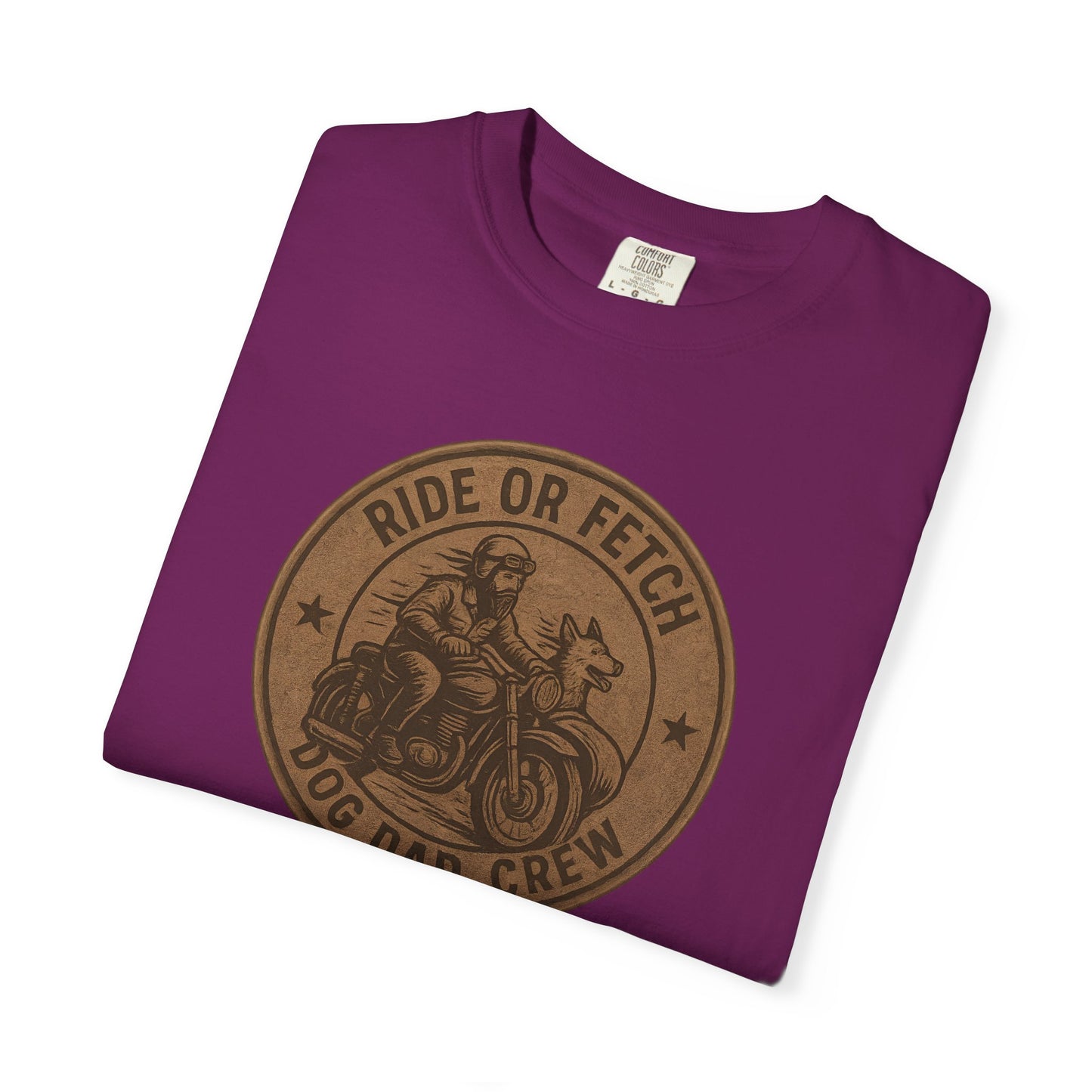 Dog Dad T-Shirt, Ride or Fetch Unisex Tee, Funny Dog Lover Gift, Pet Owner Apparel, Gifts for Father's Day, Casual Wear