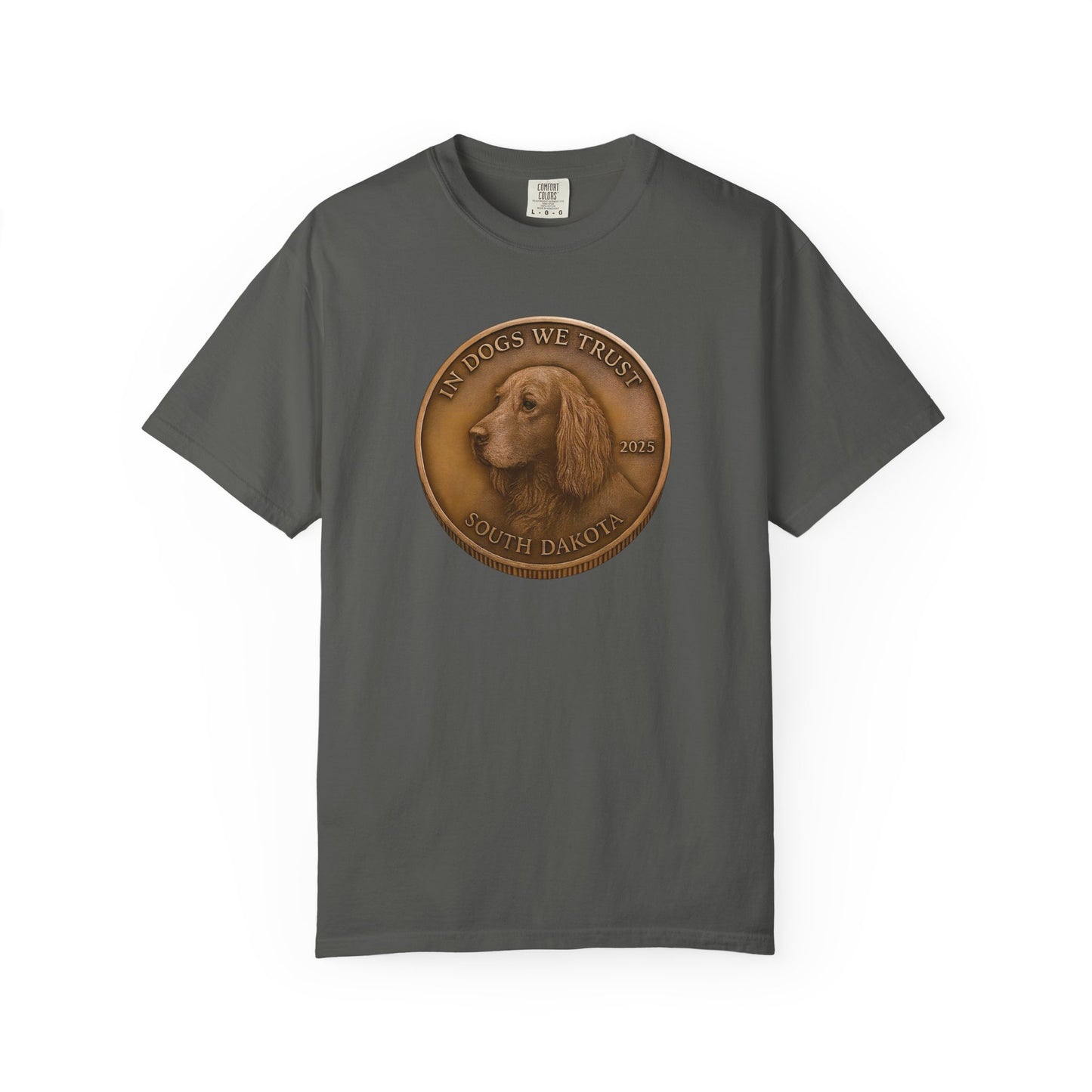 South Dakota State Coin T-Shirt Collection - Proud Dog Breed Illustrations