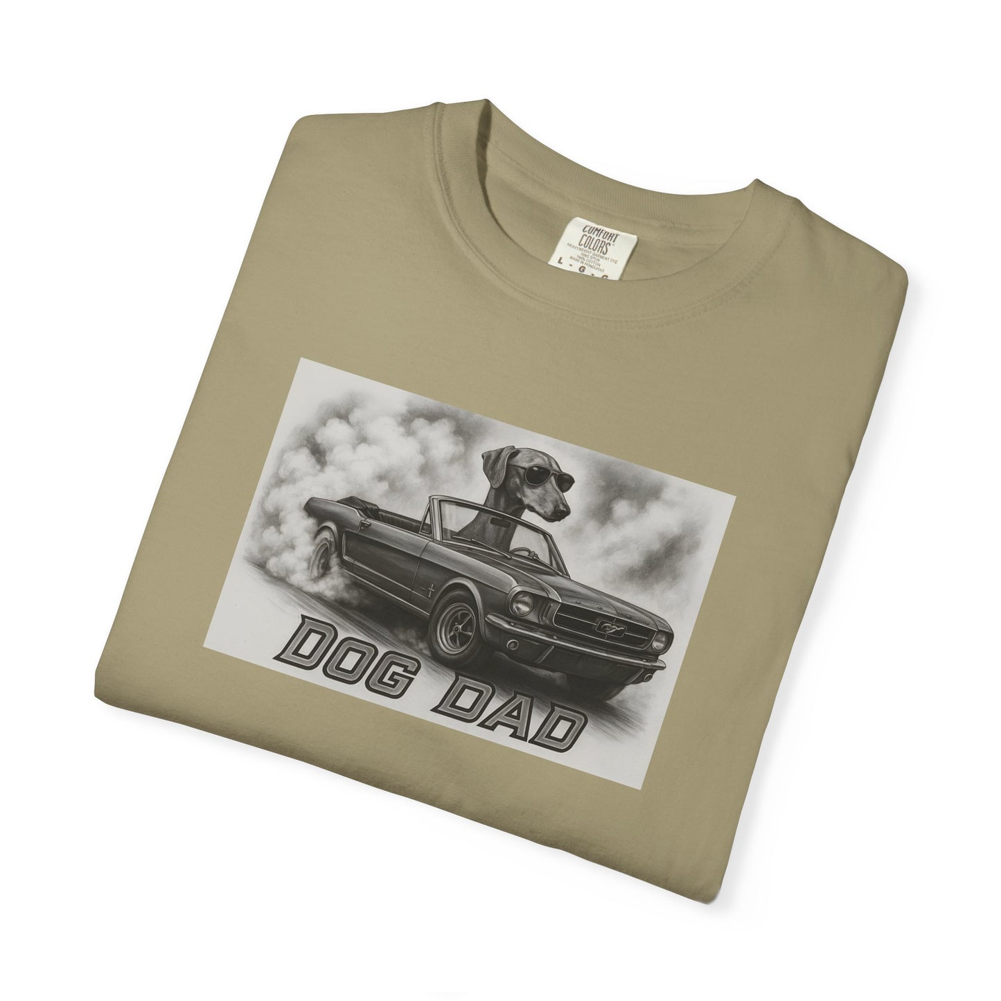 Dog Dad - Azawakh - Cool Dogs in Cool Cars T-Shirt Collection | Funny Dog Lover Apparel for Men
