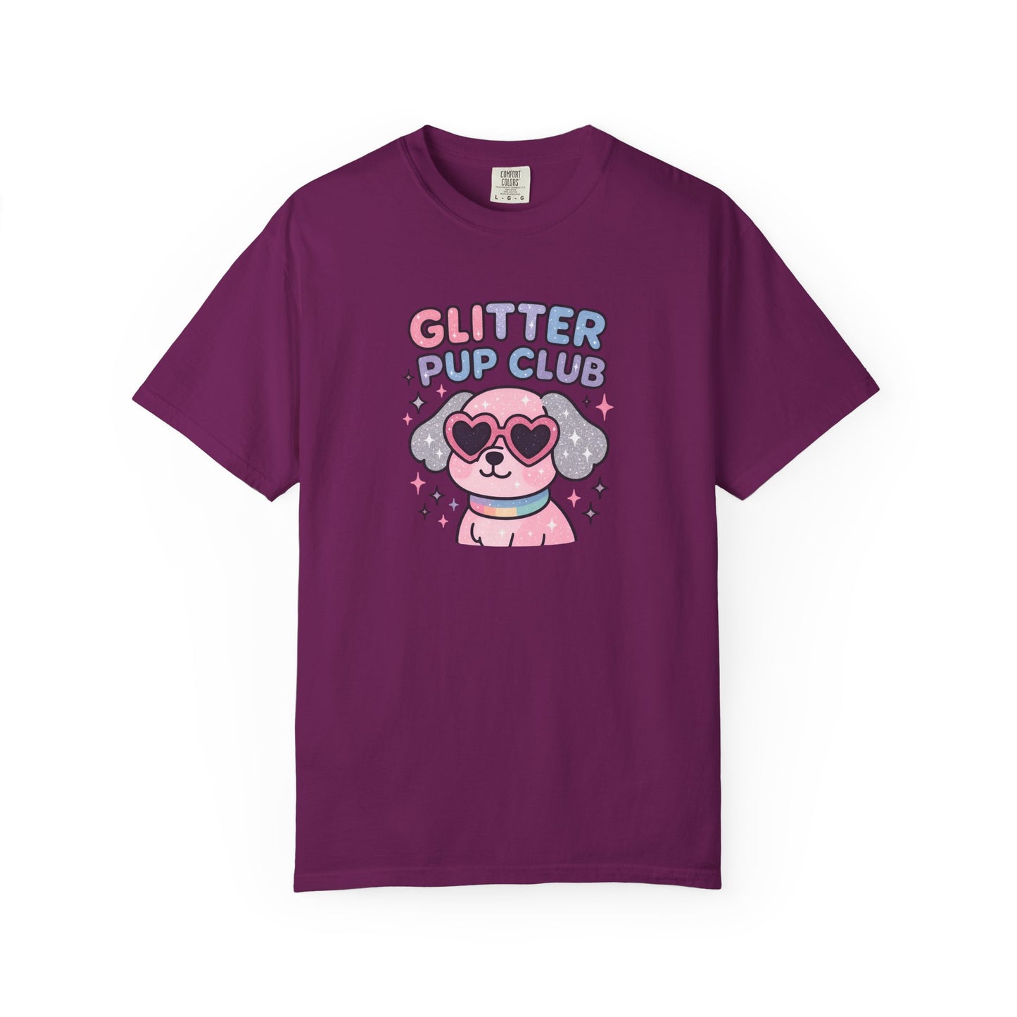 Glitter Pup Club Unisex T-Shirt, Cute Dog Tee, Pet Lovers Gift, Fun Casual Wear, Animal Lover Shirt, Summer Essentials