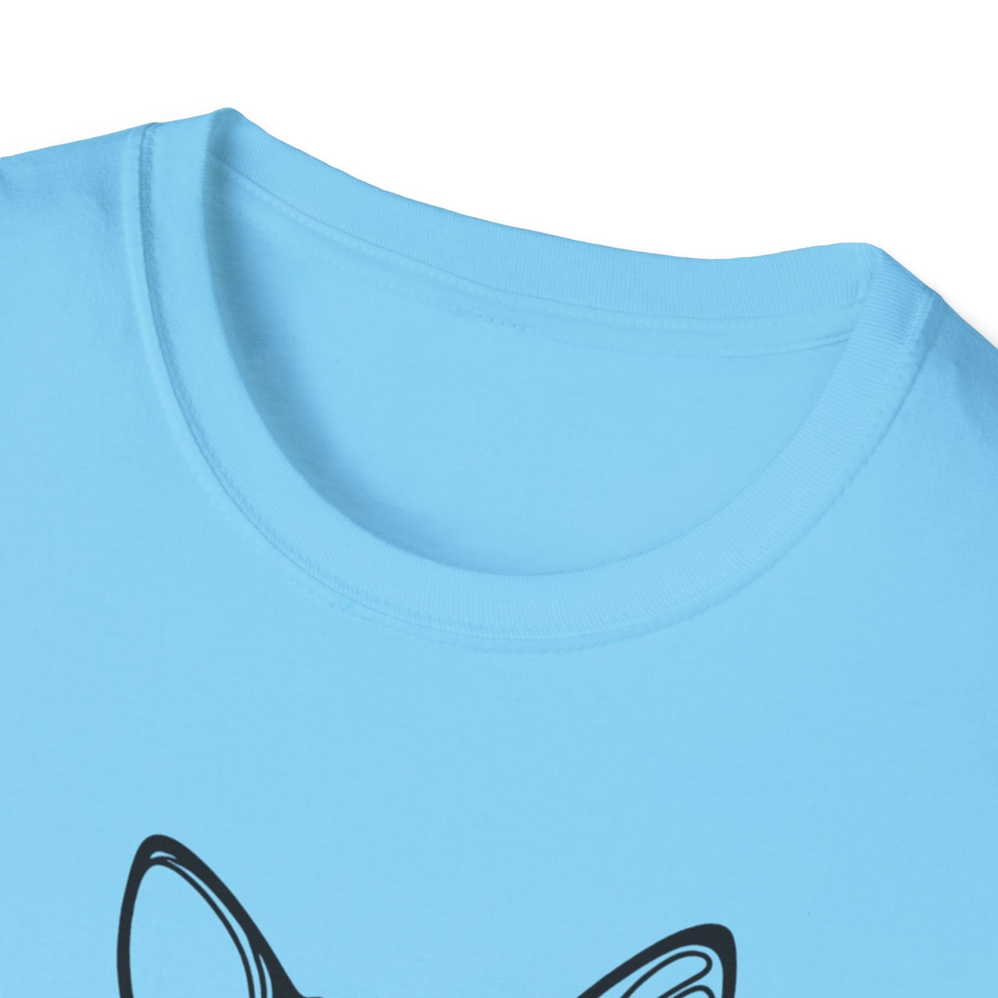 🖤 True Grit – Blue Heeler Line Art Tee – Minimalist Dog Outline Design