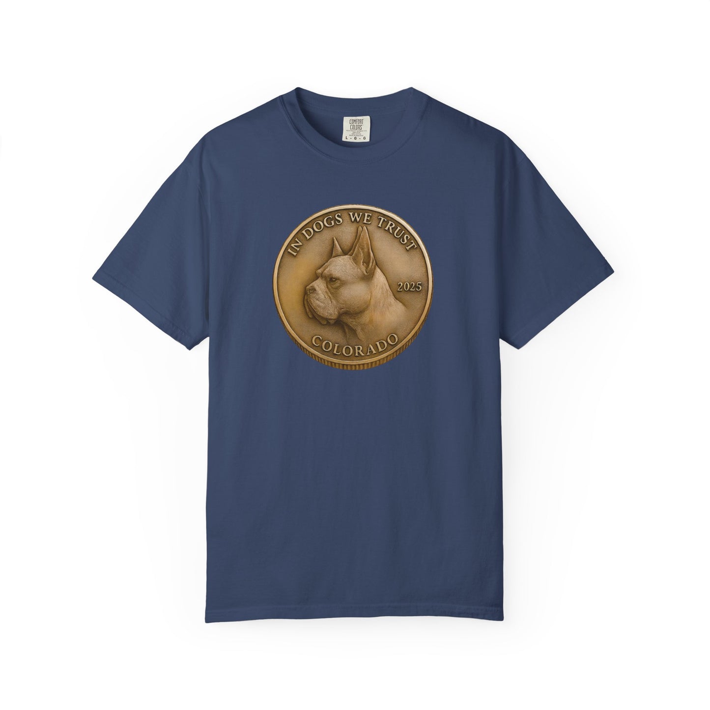 Colorado State Coin T-Shirt Collection - Proud Dog Breed Illustrations