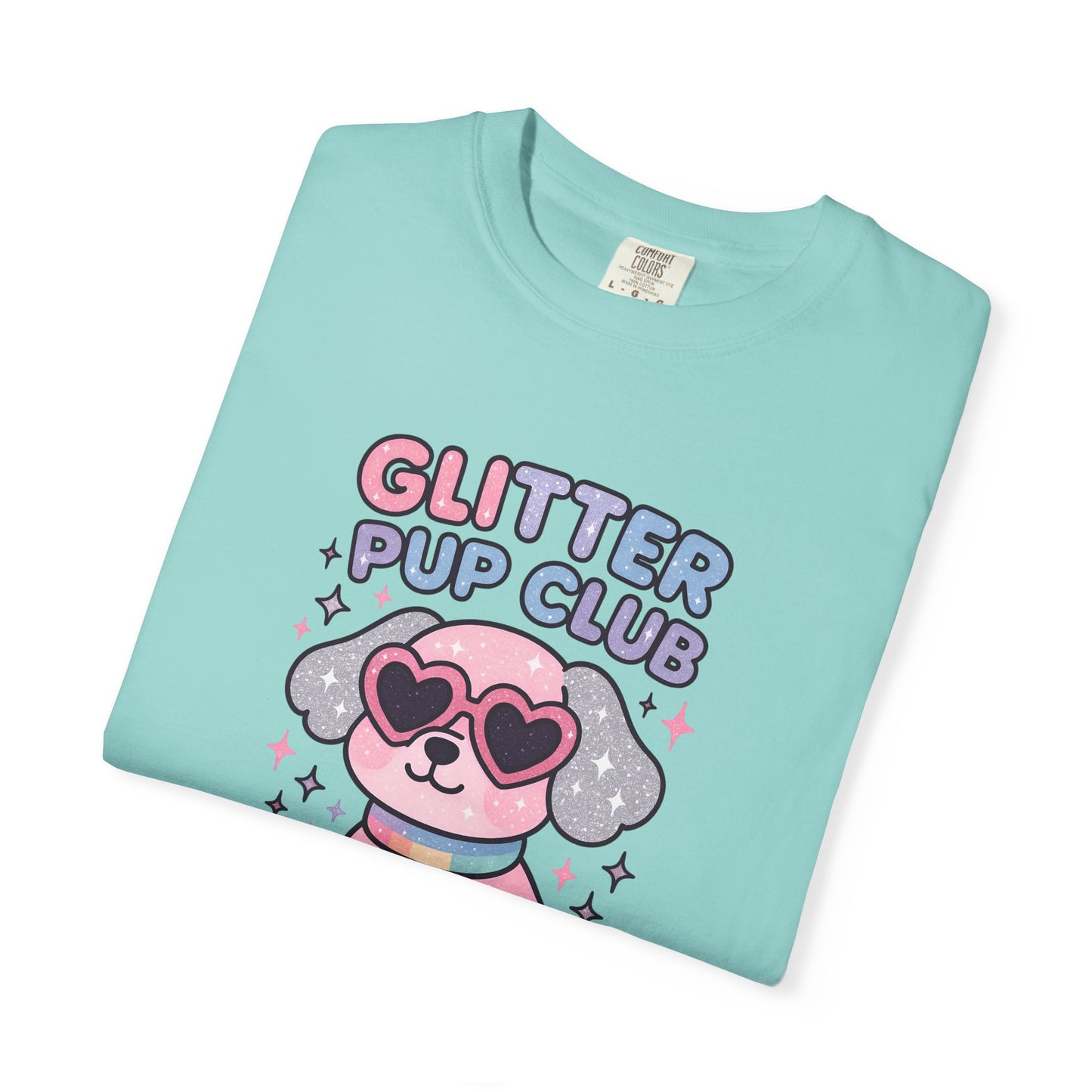 Glitter Pup Club Unisex T-Shirt, Cute Dog Tee, Pet Lovers Gift, Fun Casual Wear, Animal Lover Shirt, Summer Essentials