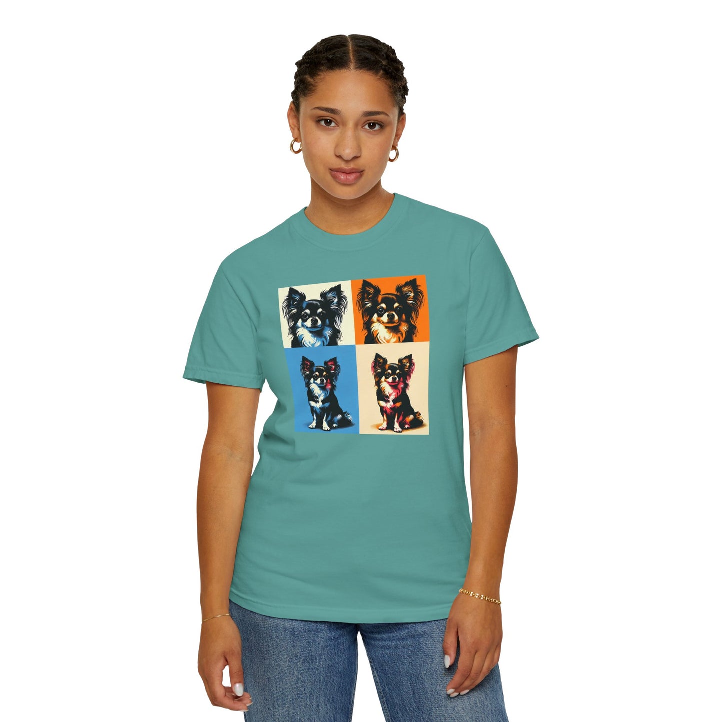 Chihuahua Pop Art Unisex T-shirt - Colorful Graphic Tee for Dog Lovers