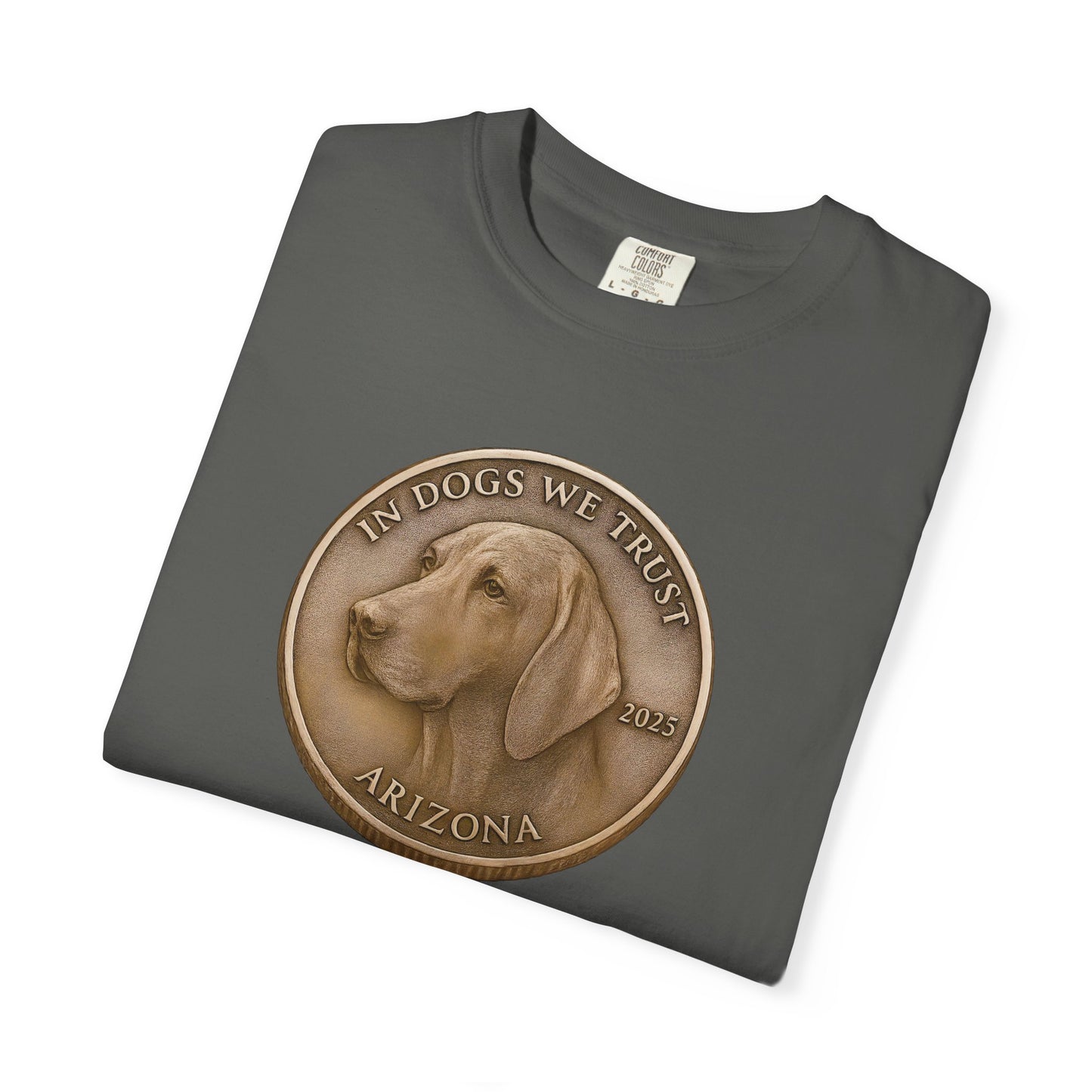 Arizona State Coin T-Shirt Collection - Proud Dog Breed Illustrations