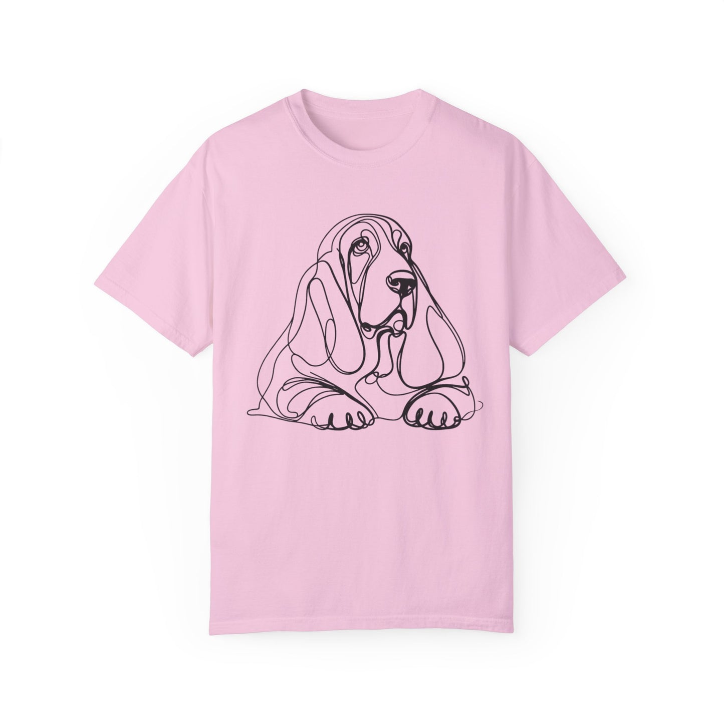 π Low & Loyal β Basset Hound Line Art Tee β Perfect for Dog Lovers