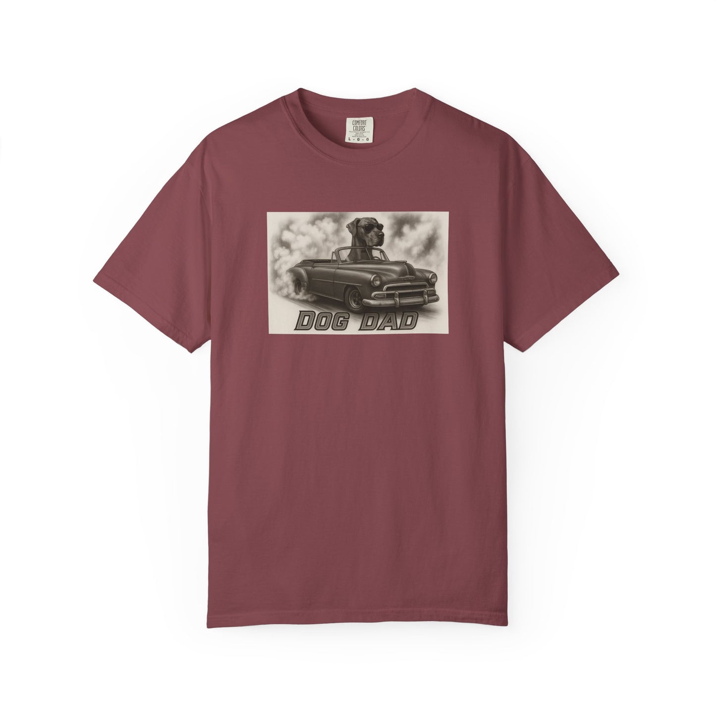 Dog Dad - Great Dane - Cool Dogs in Cool Cars T-Shirt Collection | Funny Dog Lover Apparel for Men