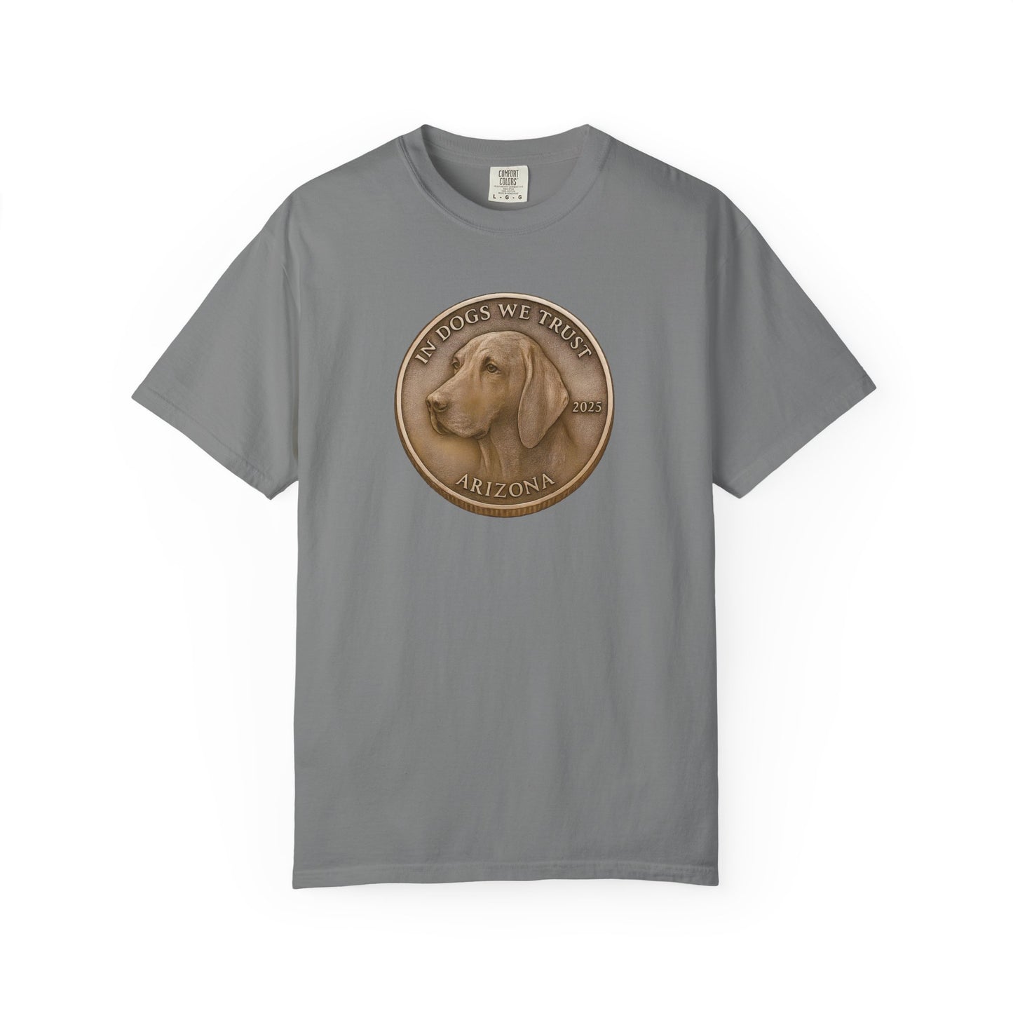 Arizona State Coin T-Shirt Collection - Proud Dog Breed Illustrations
